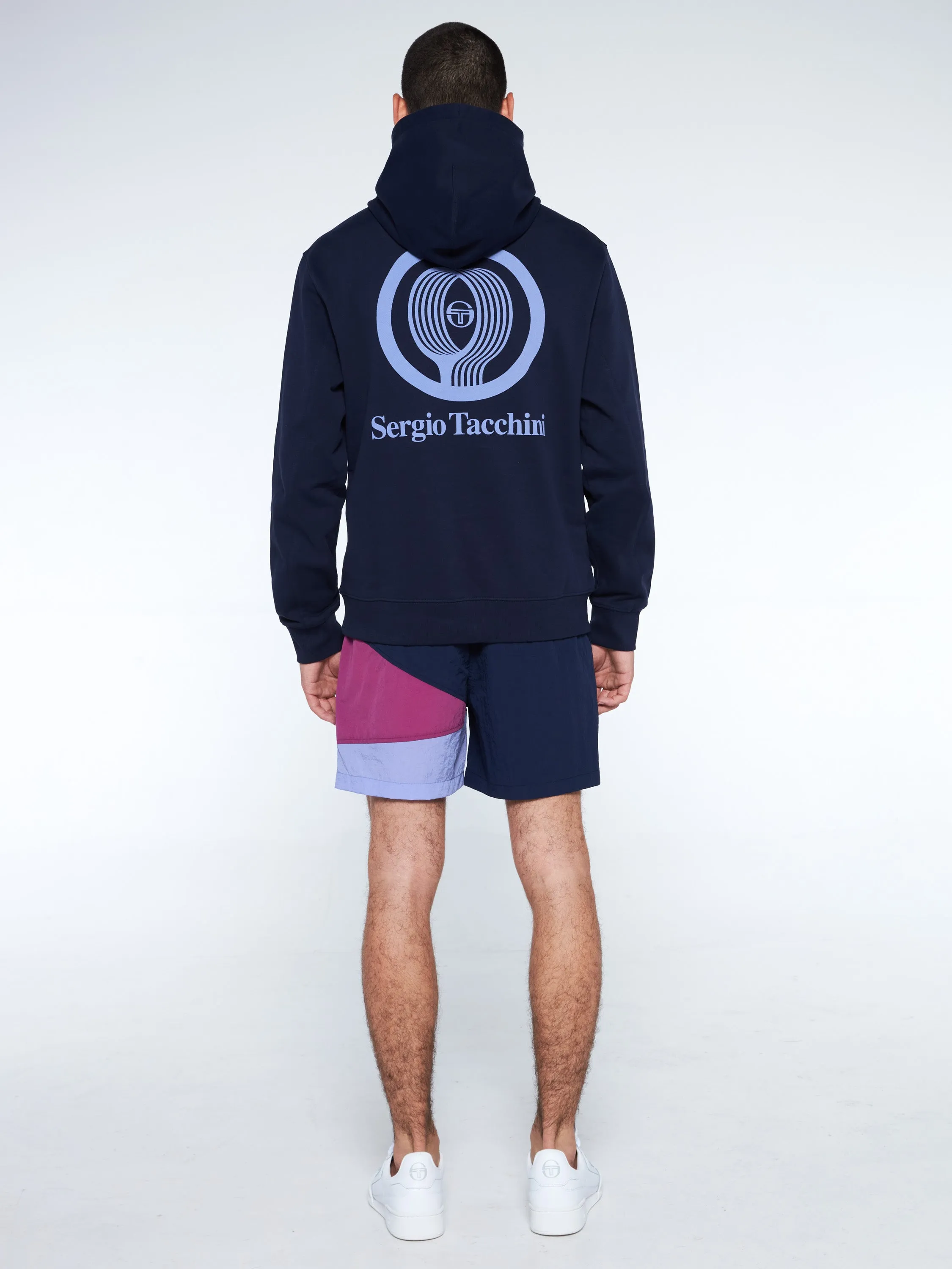 ST x Racquet Hoodie-Maritime Blue sold by Sergio Tacchini product image thumbnail 3