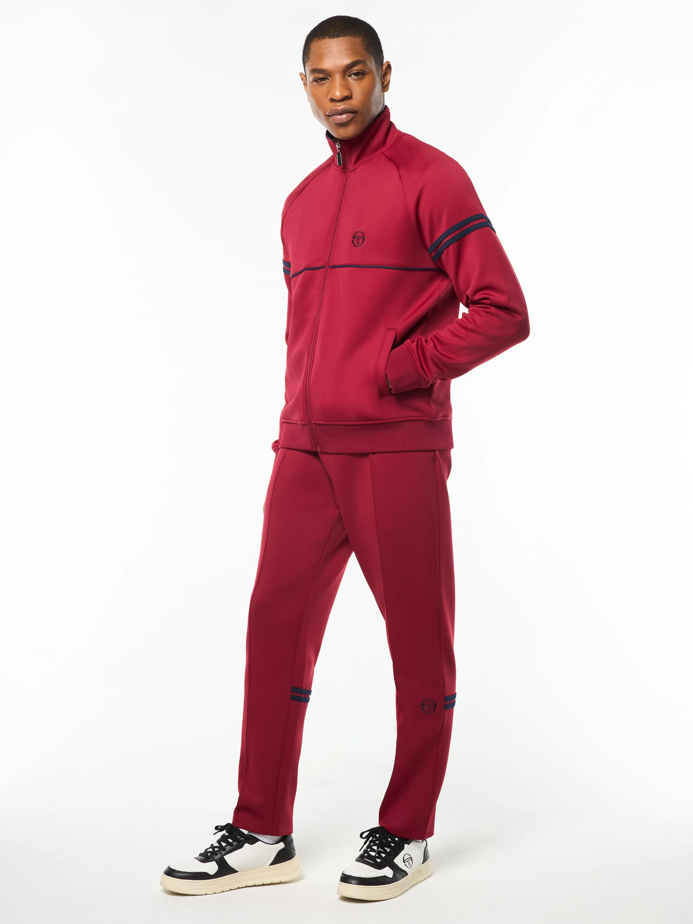 Orion Track Jacket- Rhubarb sold by Sergio Tacchini product image thumbnail 3