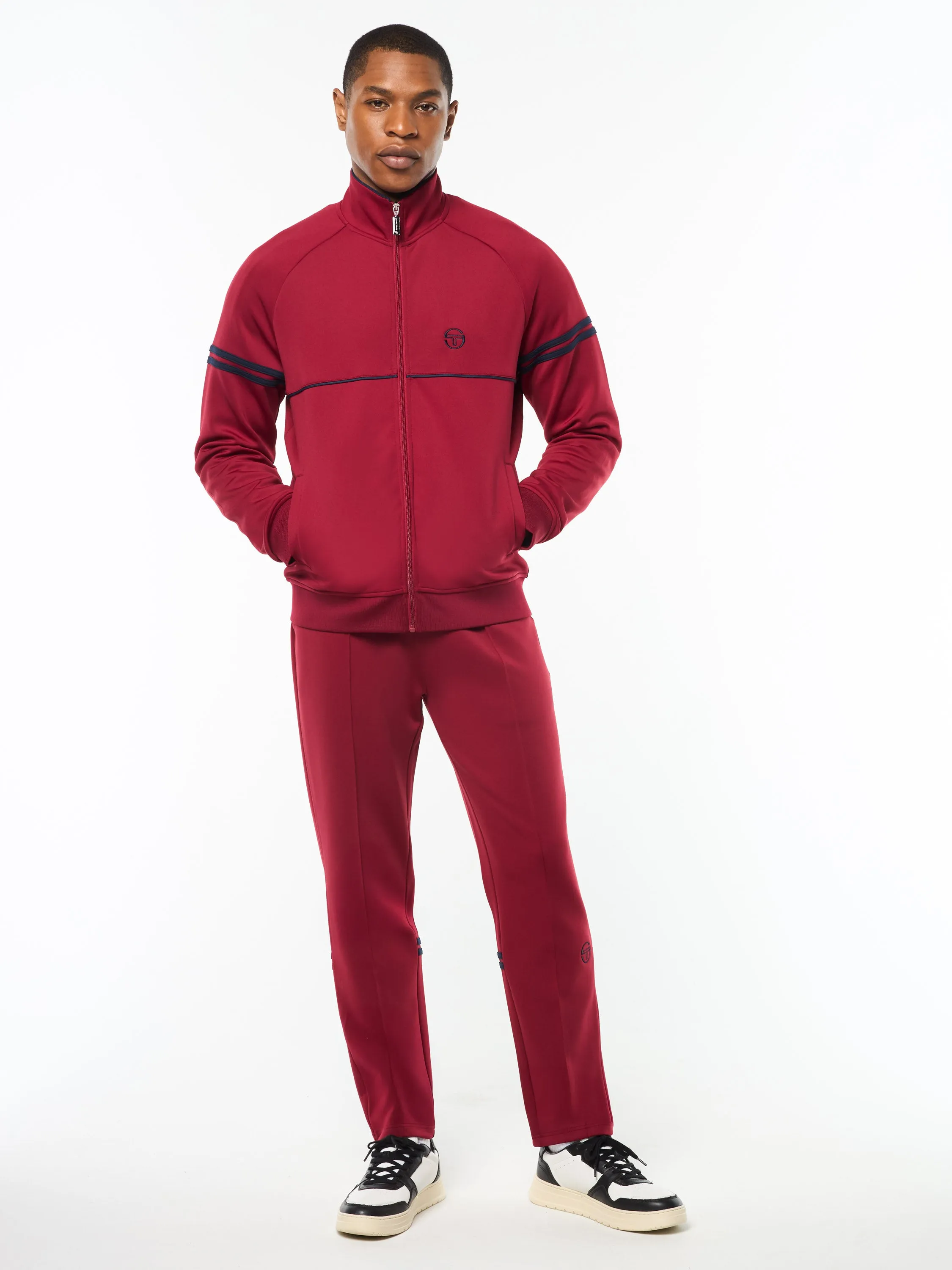 Orion Track Jacket- Rhubarb sold by Sergio Tacchini product image thumbnail 2