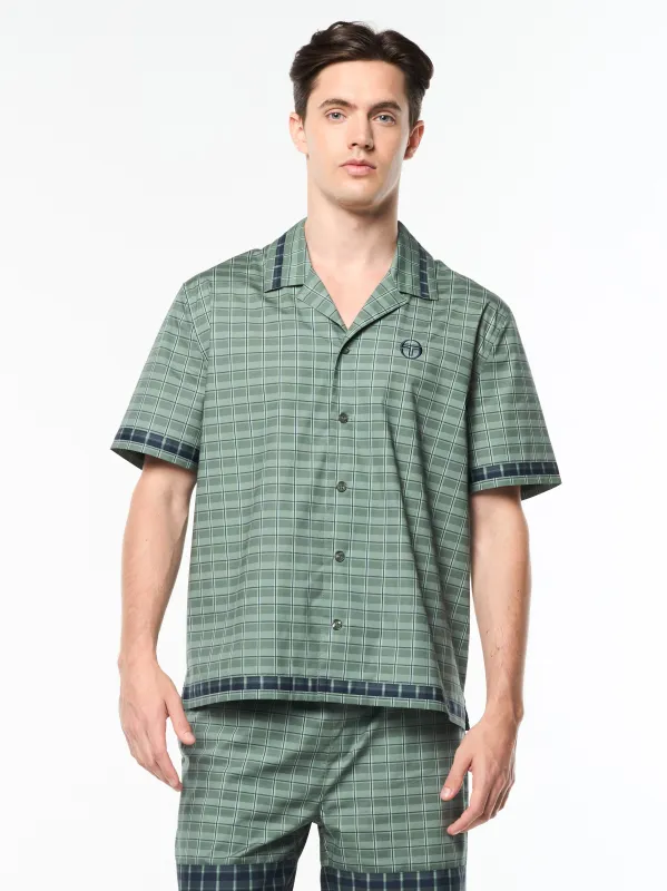 Quadretto Cabana Shirt- Duck Green sold by Sergio Tacchini
