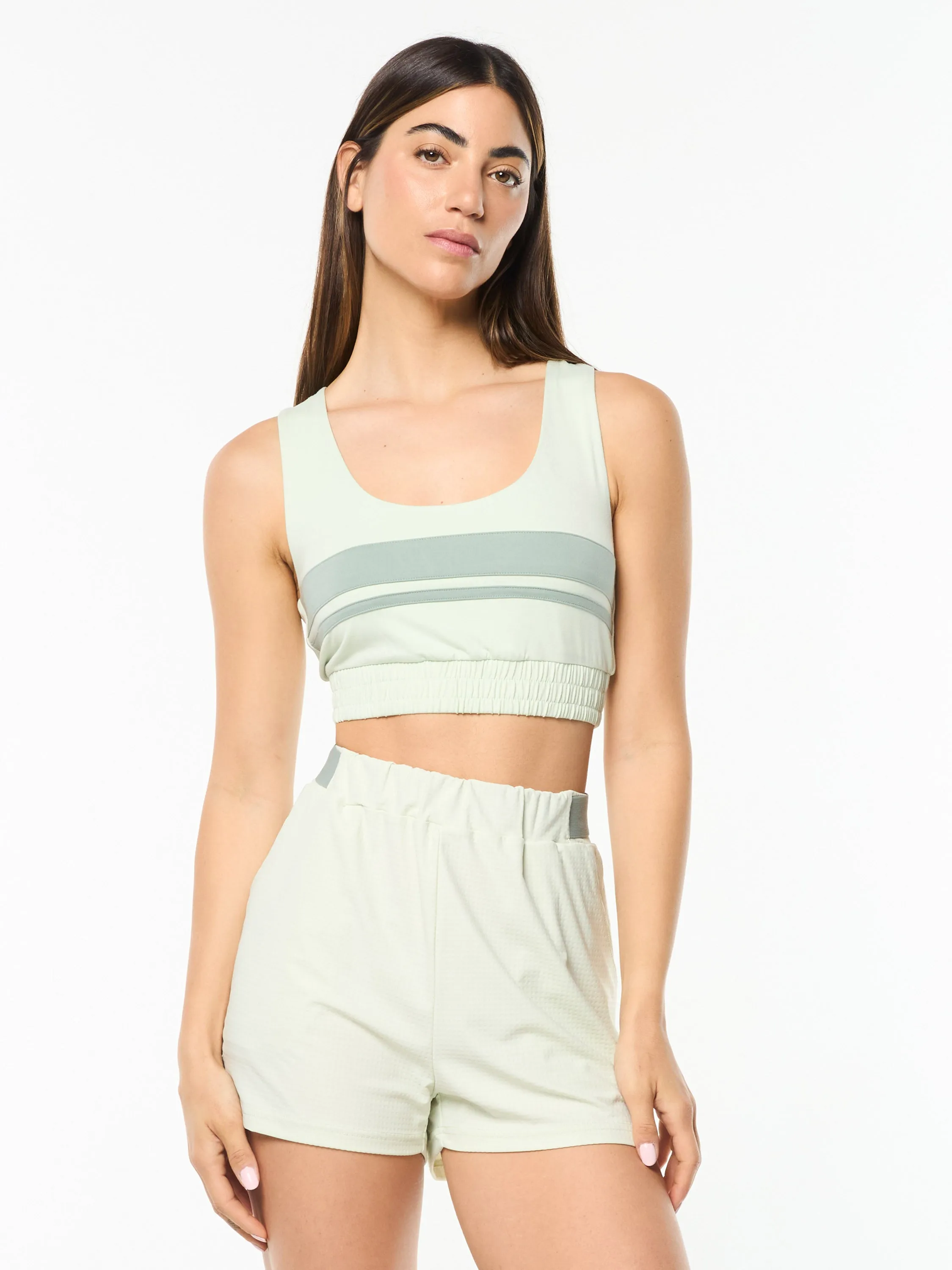 Eva Sports Bra- Almost Aqua sold by Sergio Tacchini