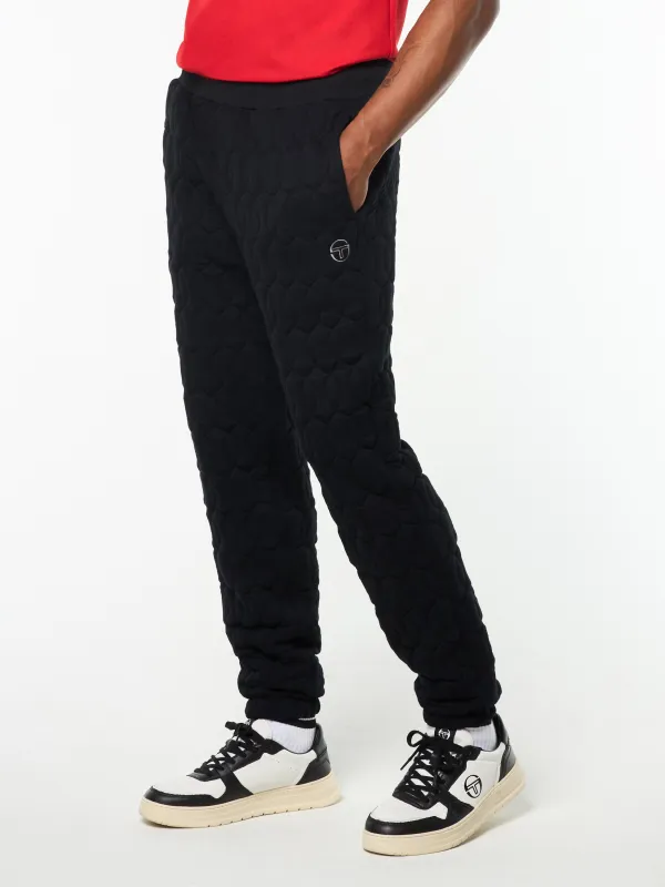 Aversa Quilted Sweatpant- Black Beauty sold by Sergio Tacchini