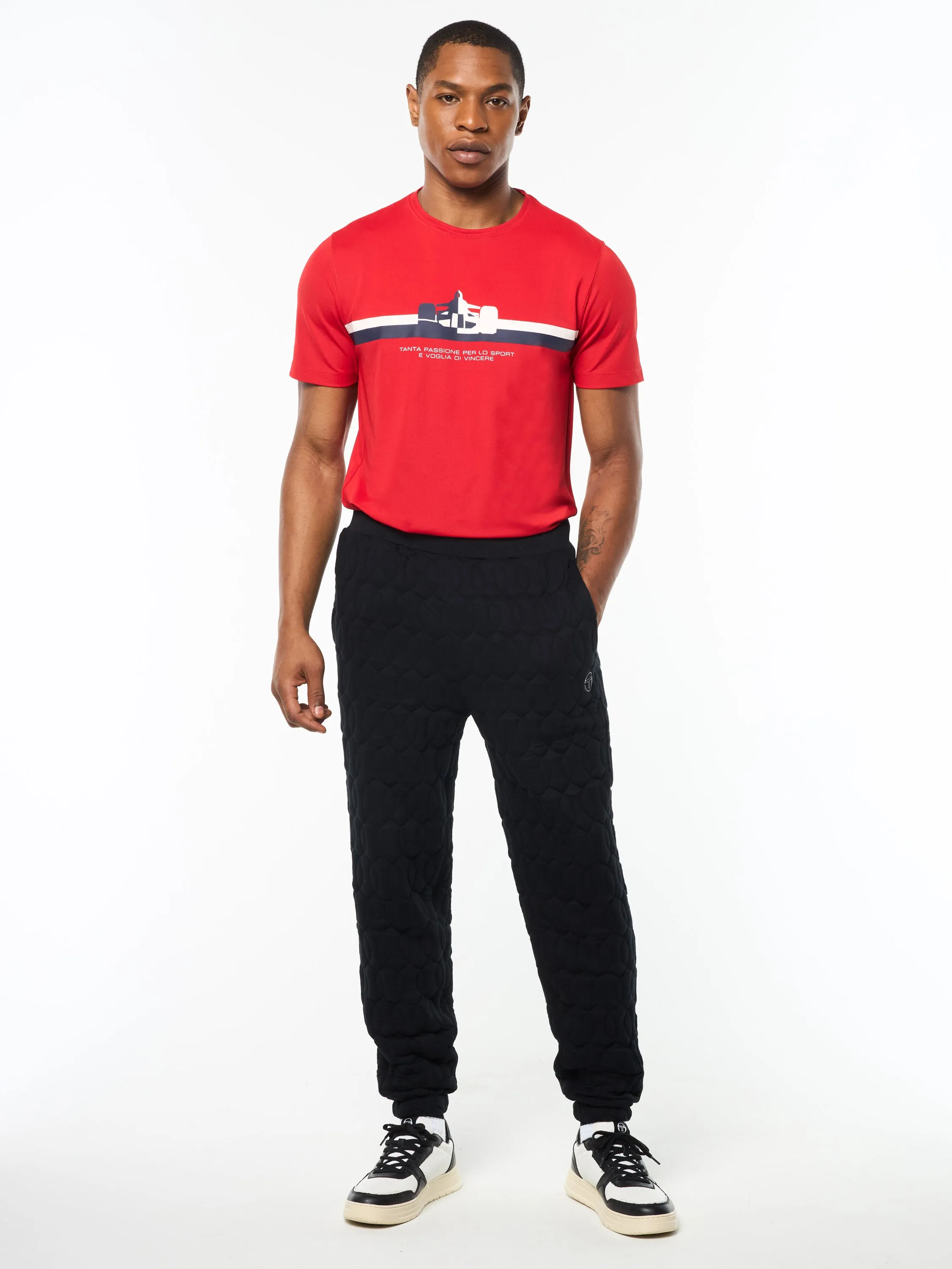 Aversa Quilted Sweatpant- Black Beauty sold by Sergio Tacchini product image thumbnail 2