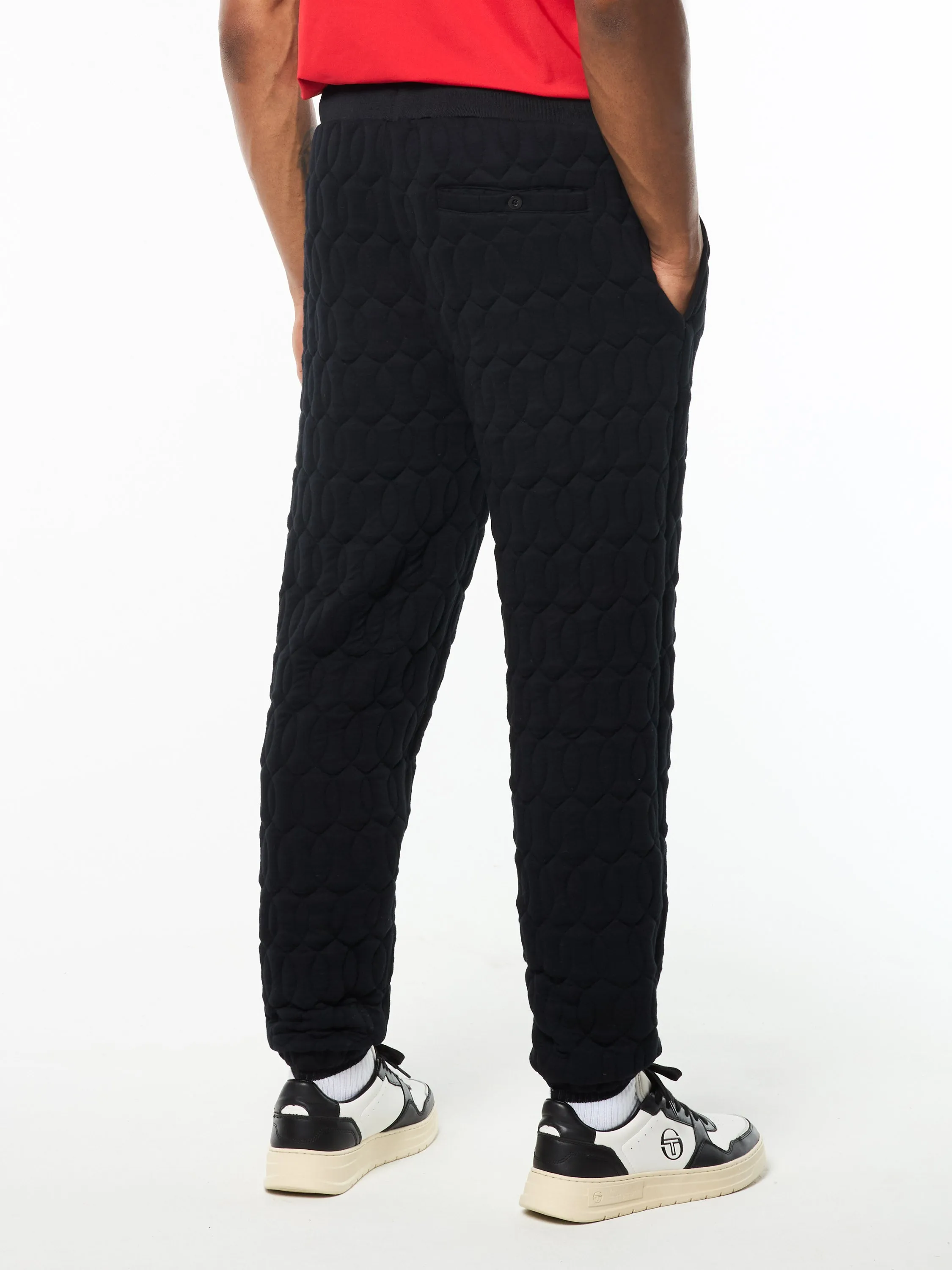 Aversa Quilted Sweatpant- Black Beauty sold by Sergio Tacchini product image thumbnail 3