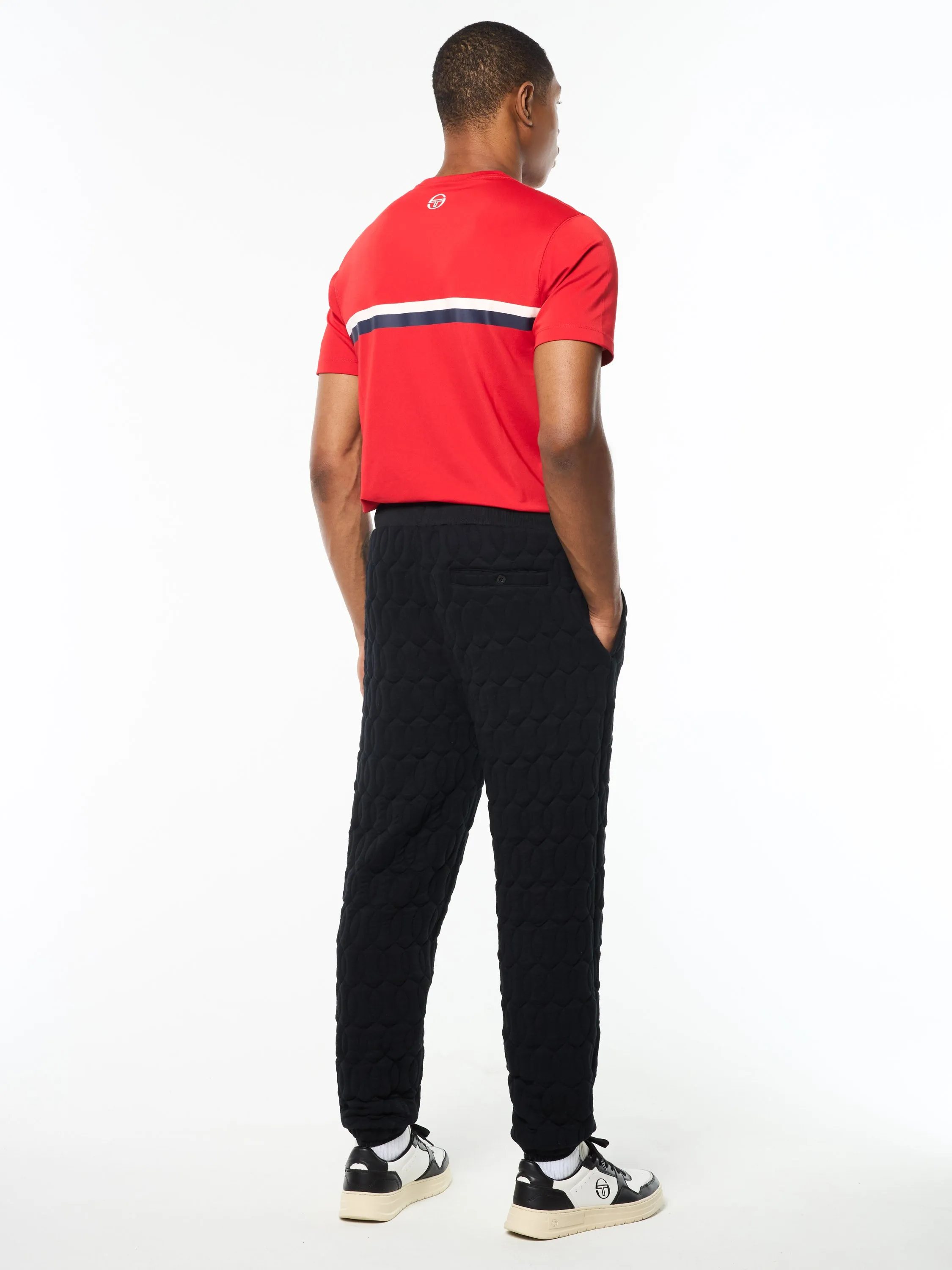 Aversa Quilted Sweatpant- Black Beauty sold by Sergio Tacchini product image thumbnail 4