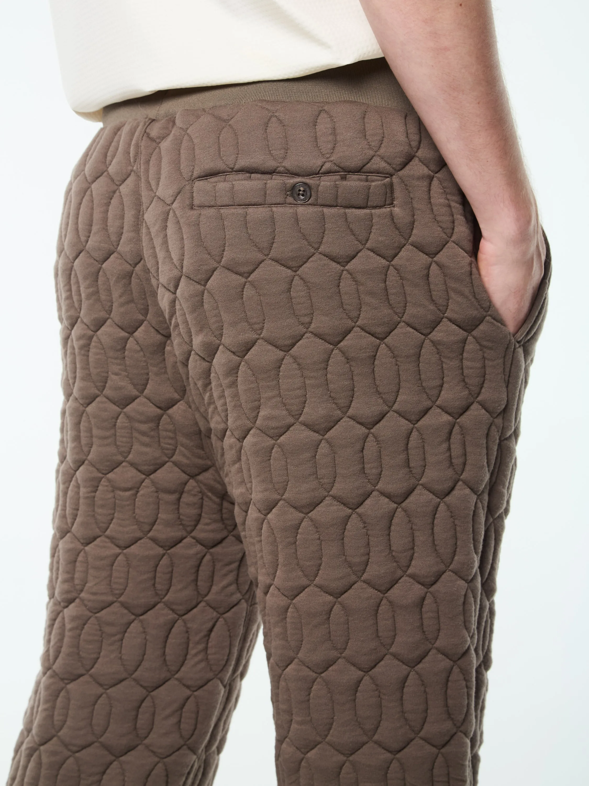 Aversa Quilted Sweatpant- Morel sold by Sergio Tacchini product image thumbnail 5