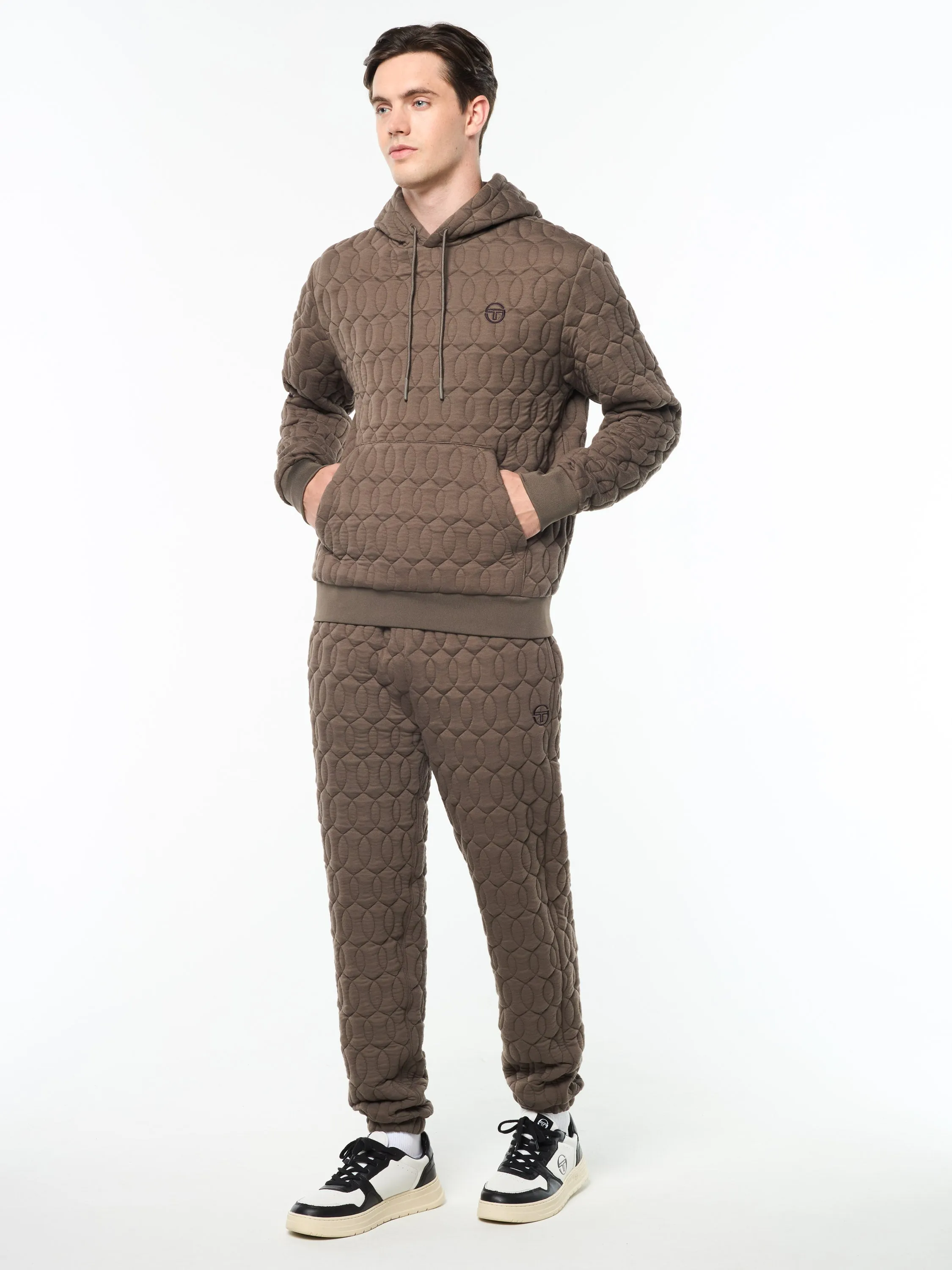 Aversa Quilted Hoodie- Morel sold by Sergio Tacchini product image thumbnail 3