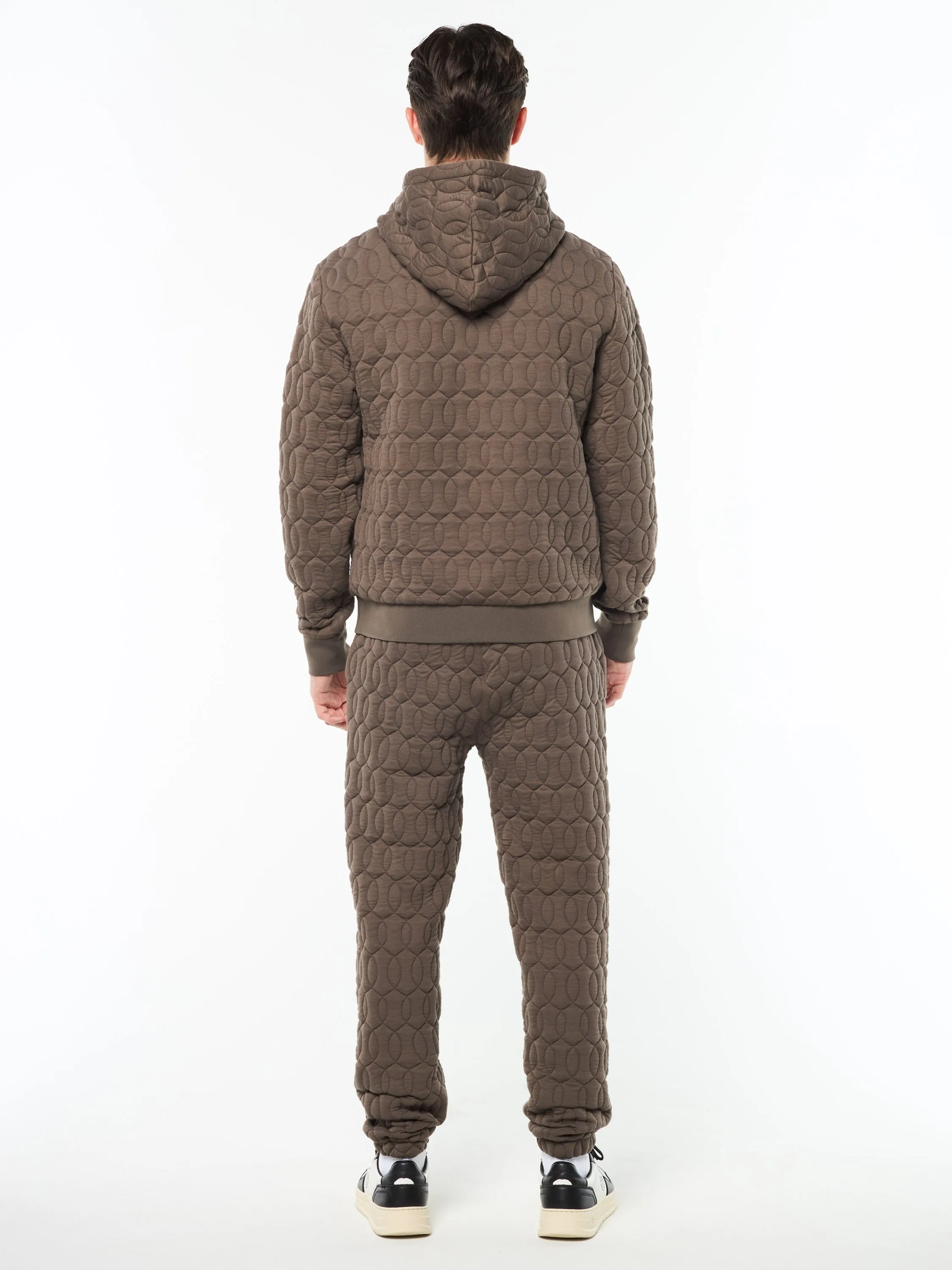 Aversa Quilted Hoodie- Morel sold by Sergio Tacchini product image thumbnail 4
