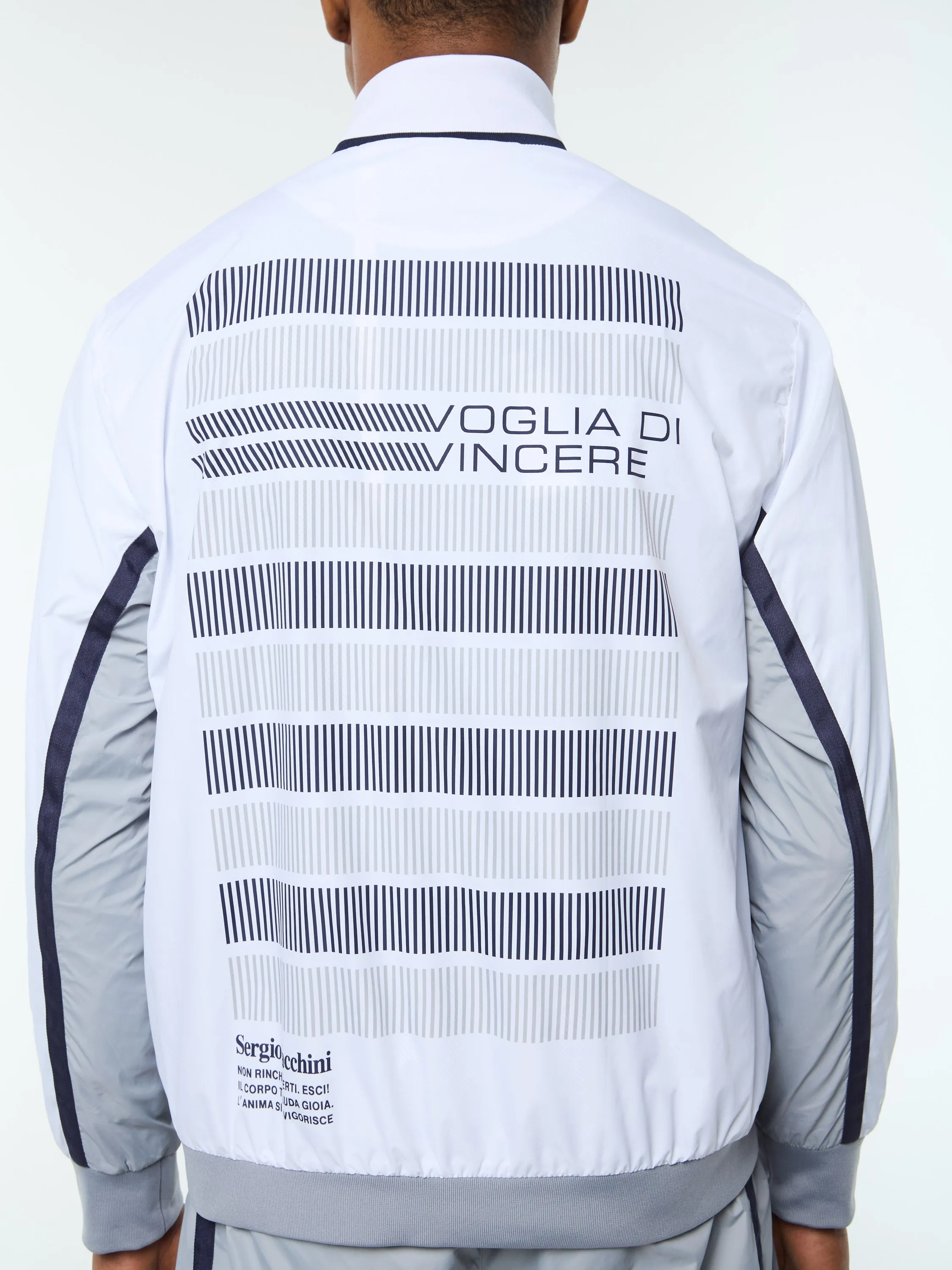 Campo Court Track Jacket- Quiet Grey sold by Sergio Tacchini product image thumbnail 4