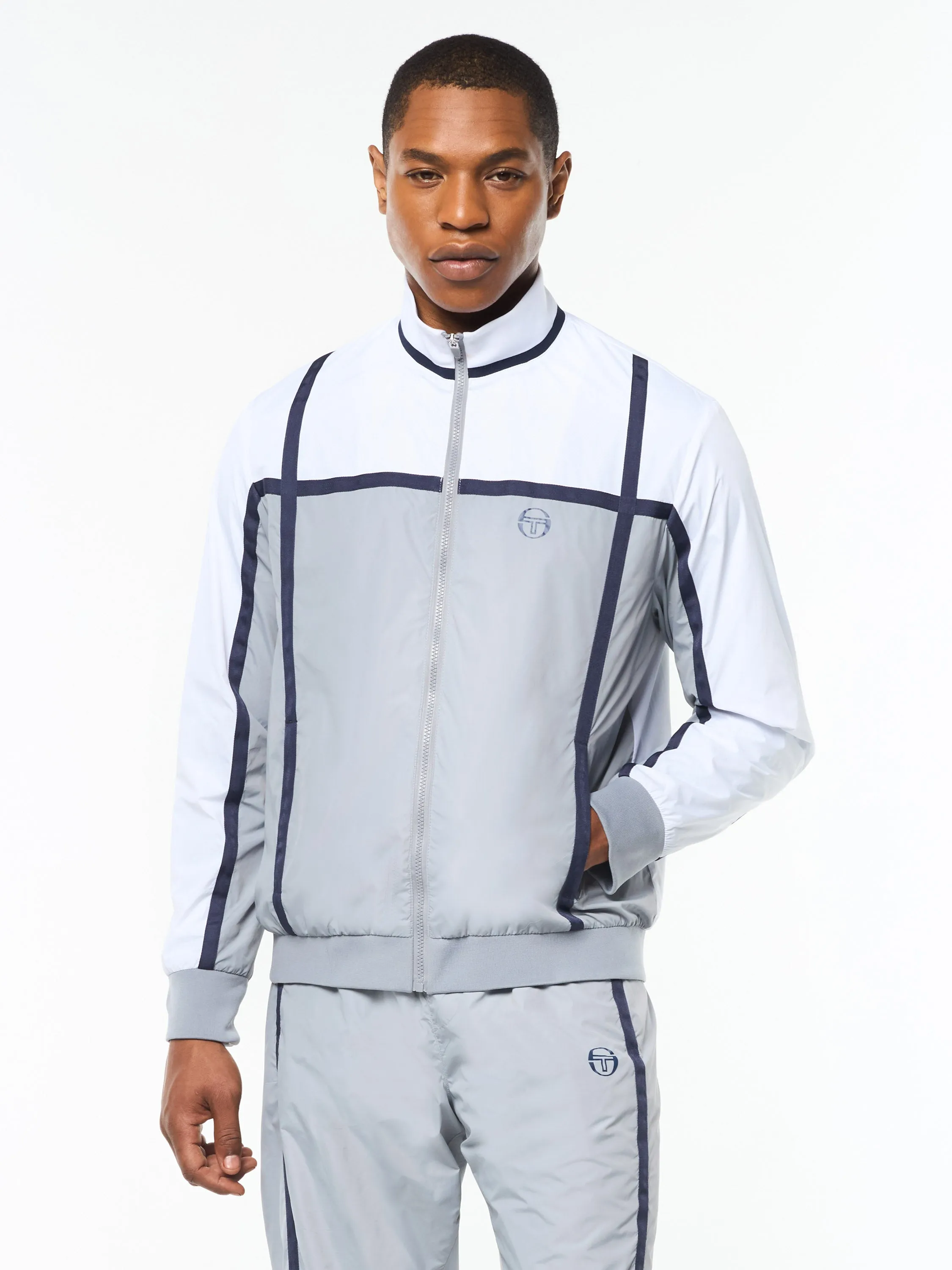 Campo Court Track Jacket- Quiet Grey sold by Sergio Tacchini