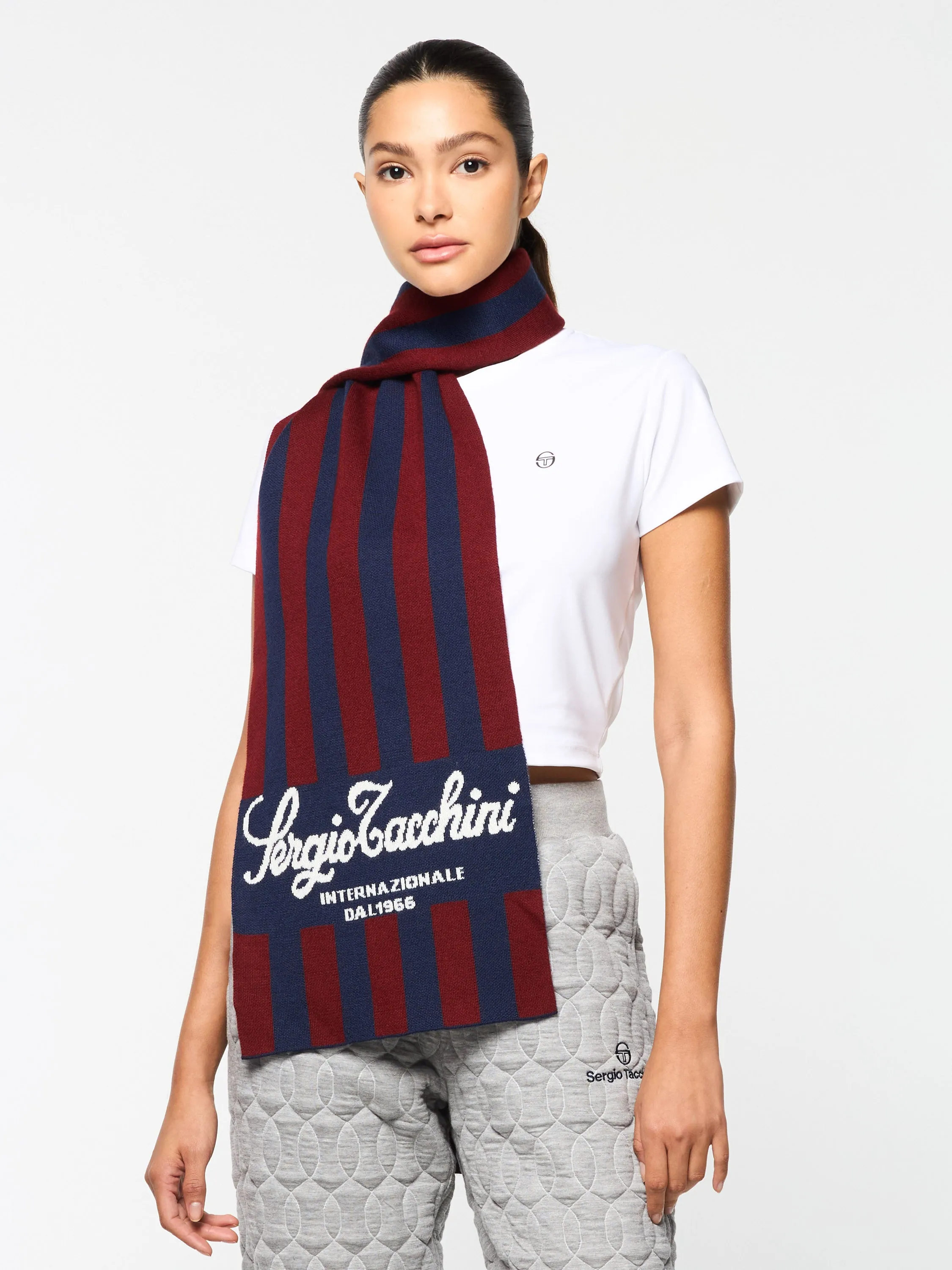Gioco Jacquard Scarf- Maritime Blue sold by Sergio Tacchini product image thumbnail 3