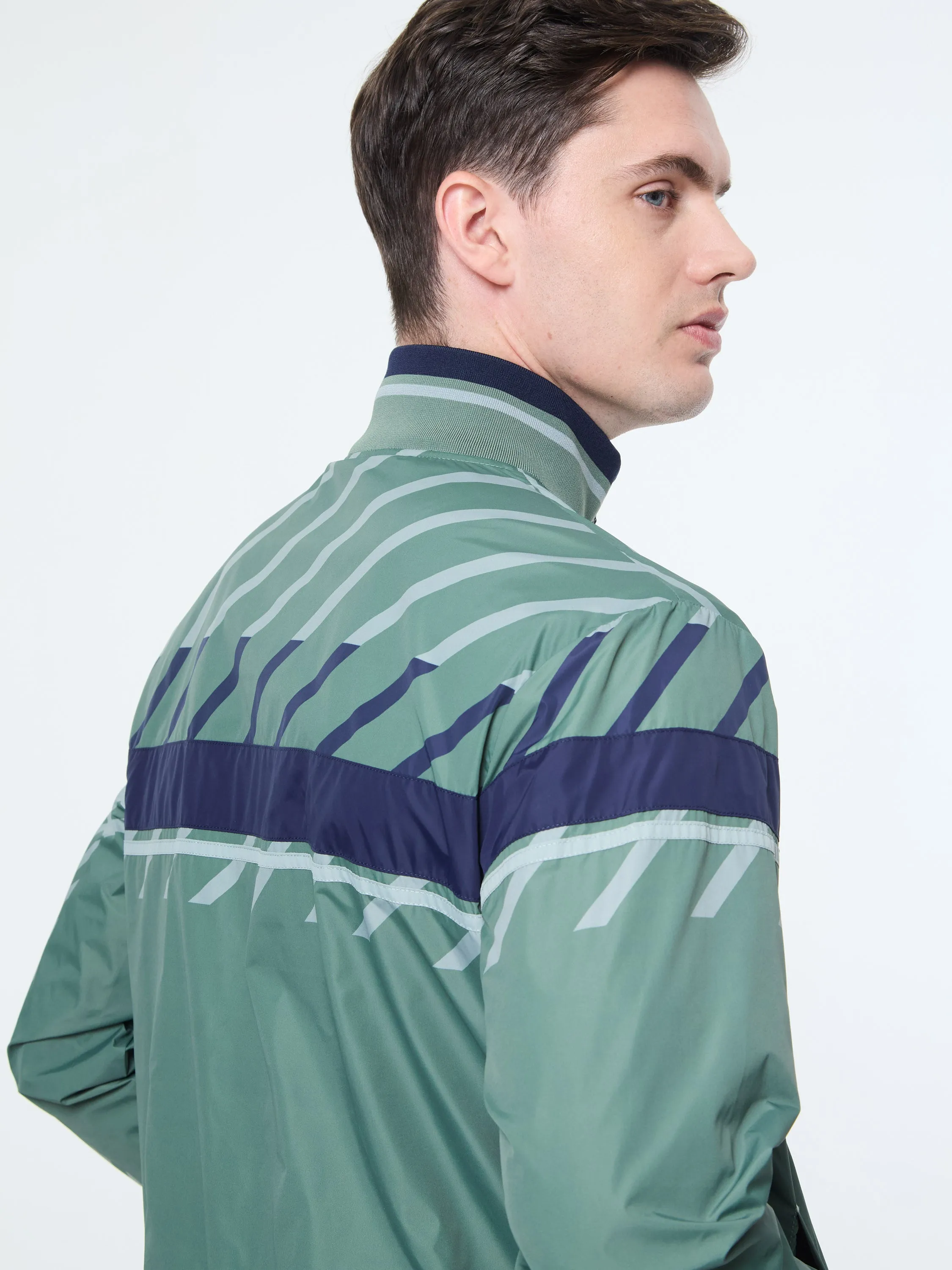 Quadretto Track Jacket- Duck Green sold by Sergio Tacchini product image thumbnail 5