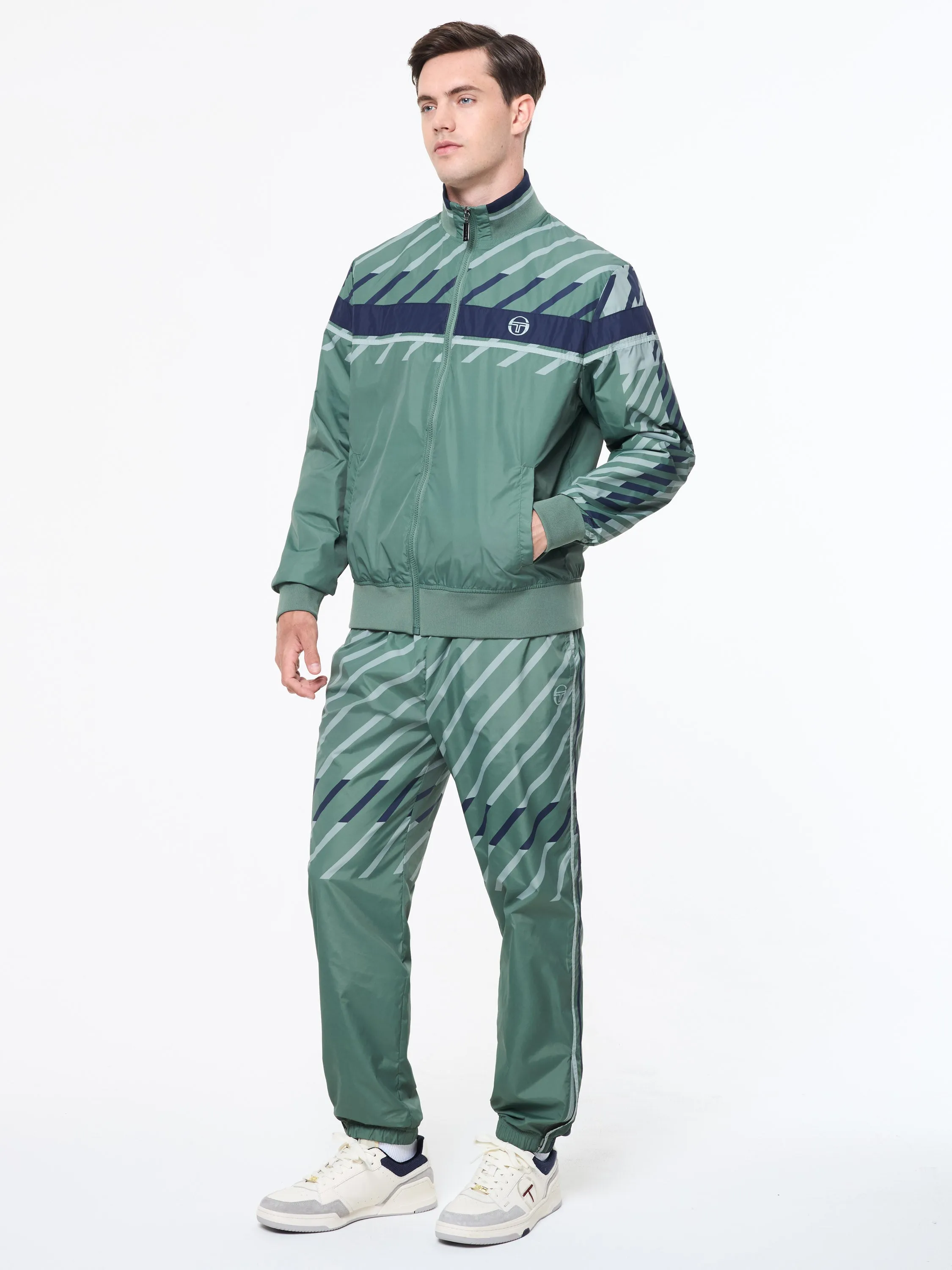 Quadretto Track Jacket- Duck Green sold by Sergio Tacchini product image thumbnail 3
