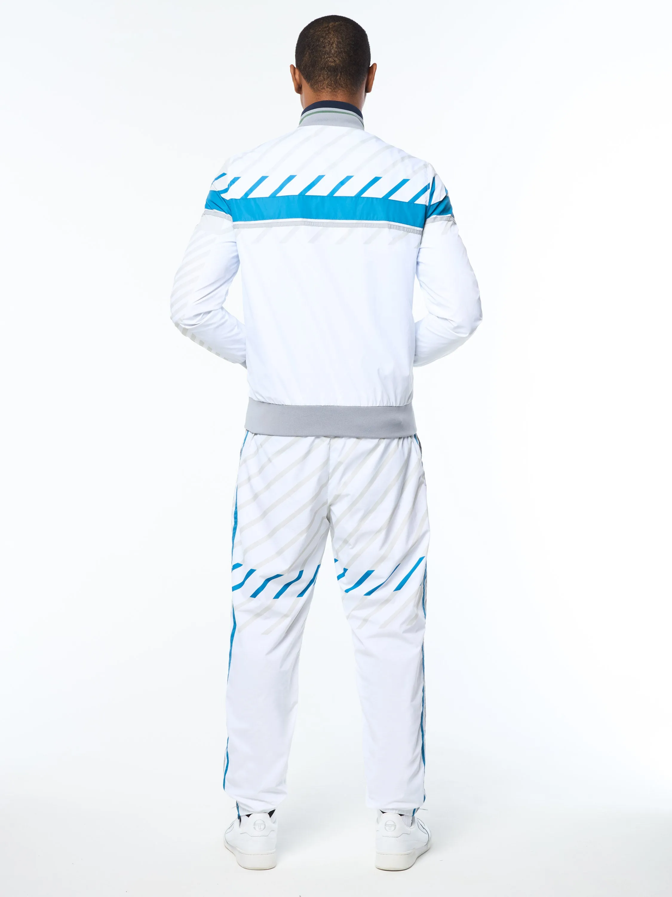Quadretto Track Jacket- Brilliant White sold by Sergio Tacchini product image thumbnail 4