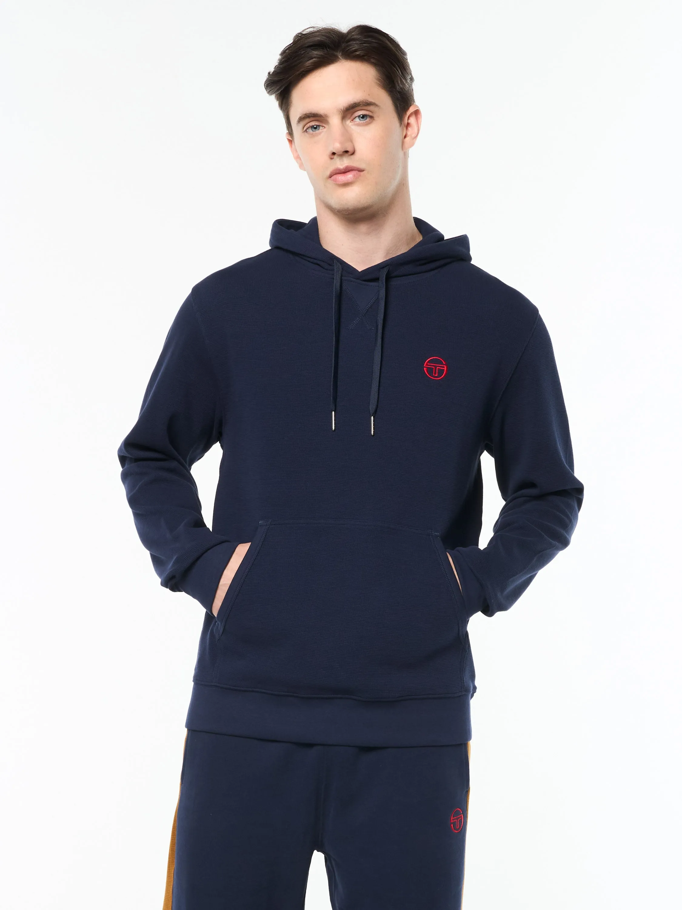 Grafico Hoodie- Maritime Blue sold by Sergio Tacchini
