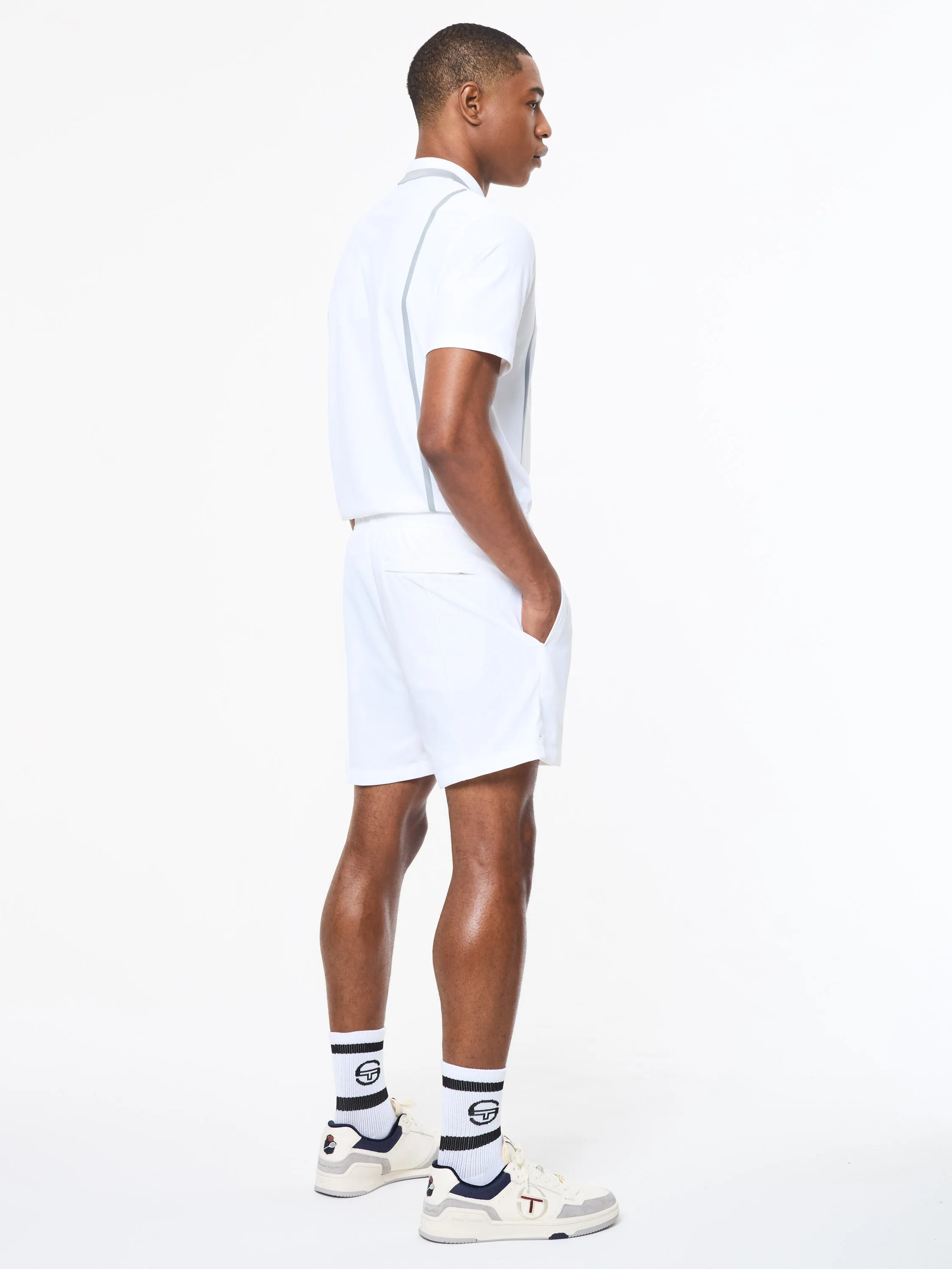 Campo Court Short- Brilliant White sold by Sergio Tacchini product image thumbnail 4
