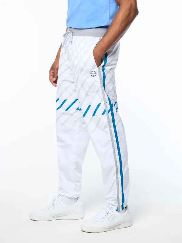 Quadretto Track Pant- Brilliant White sold by Sergio Tacchini