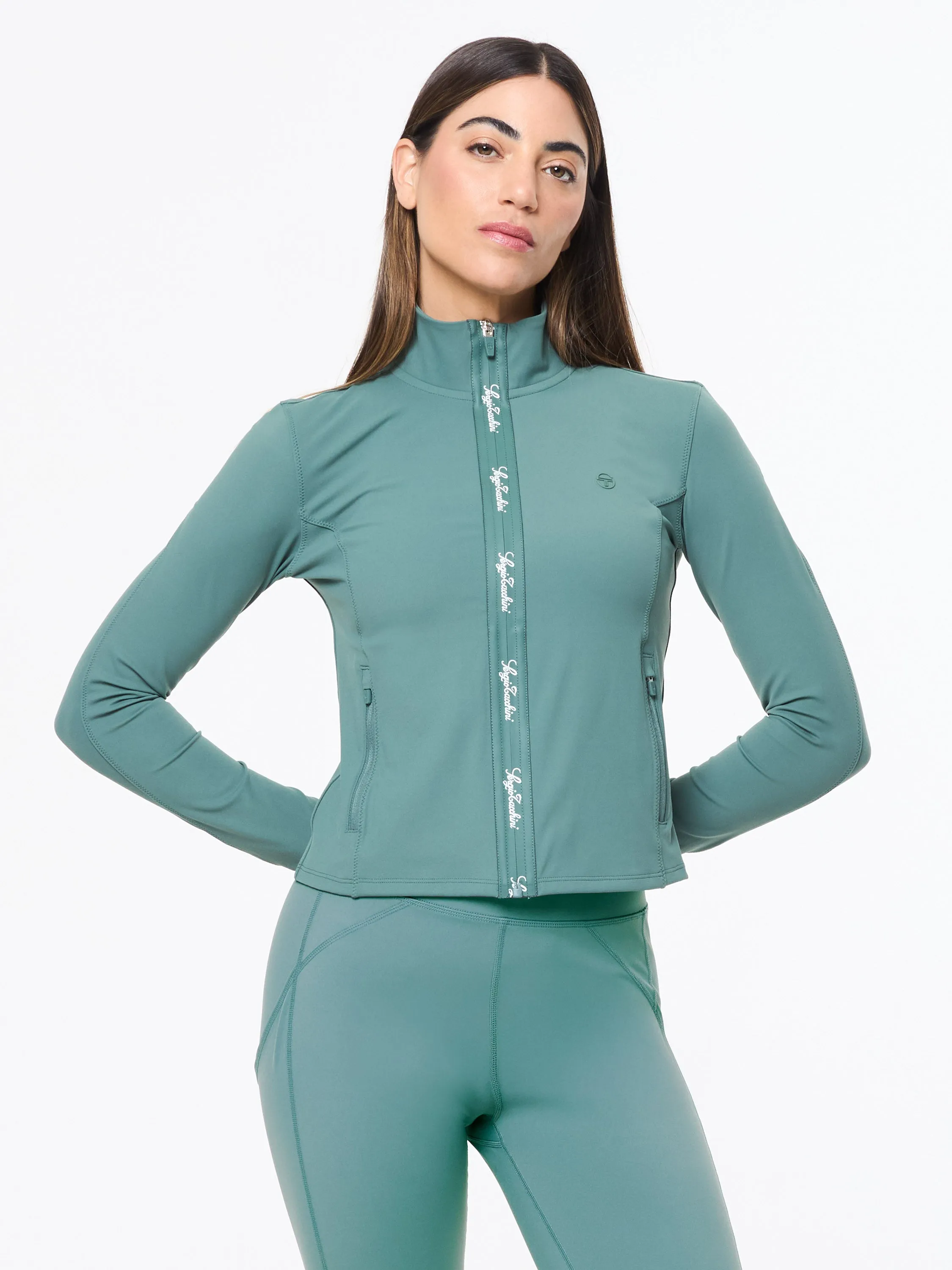Delfina Contour Jacket- Duck Green sold by Sergio Tacchini