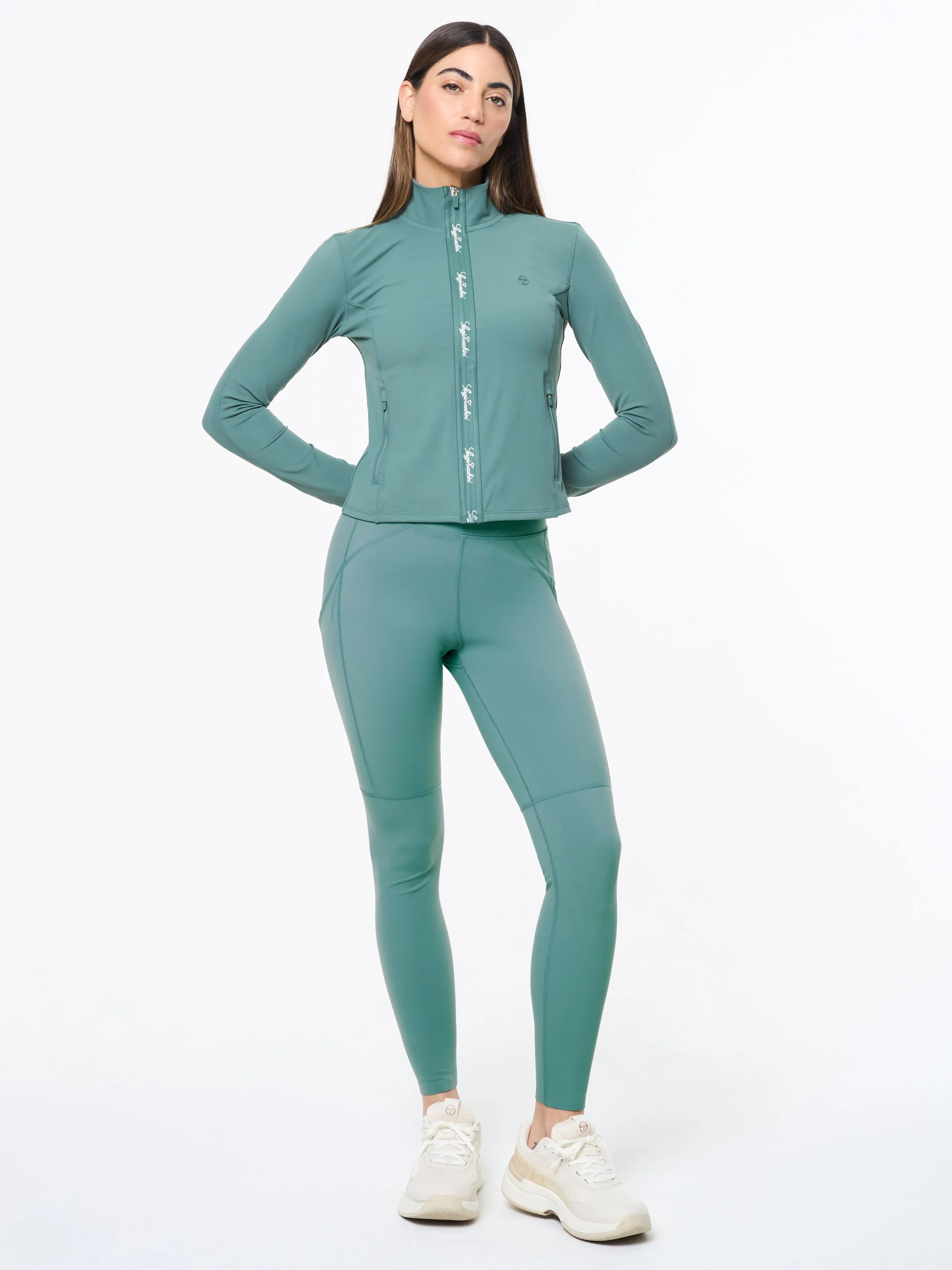 Delfina Contour Jacket- Duck Green sold by Sergio Tacchini product image thumbnail 2