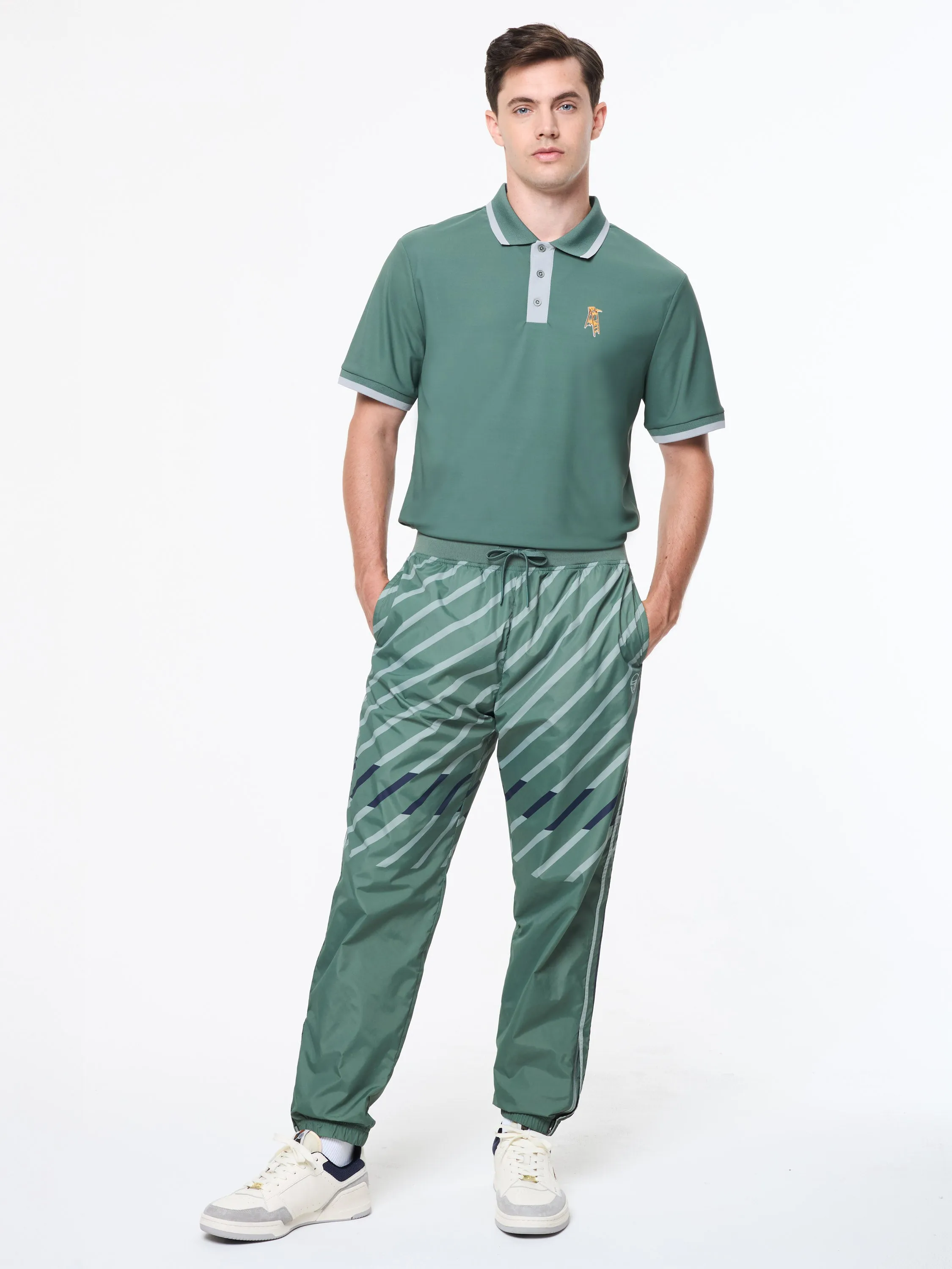 Quadretto Track Pant- Duck Green sold by Sergio Tacchini product image thumbnail 2
