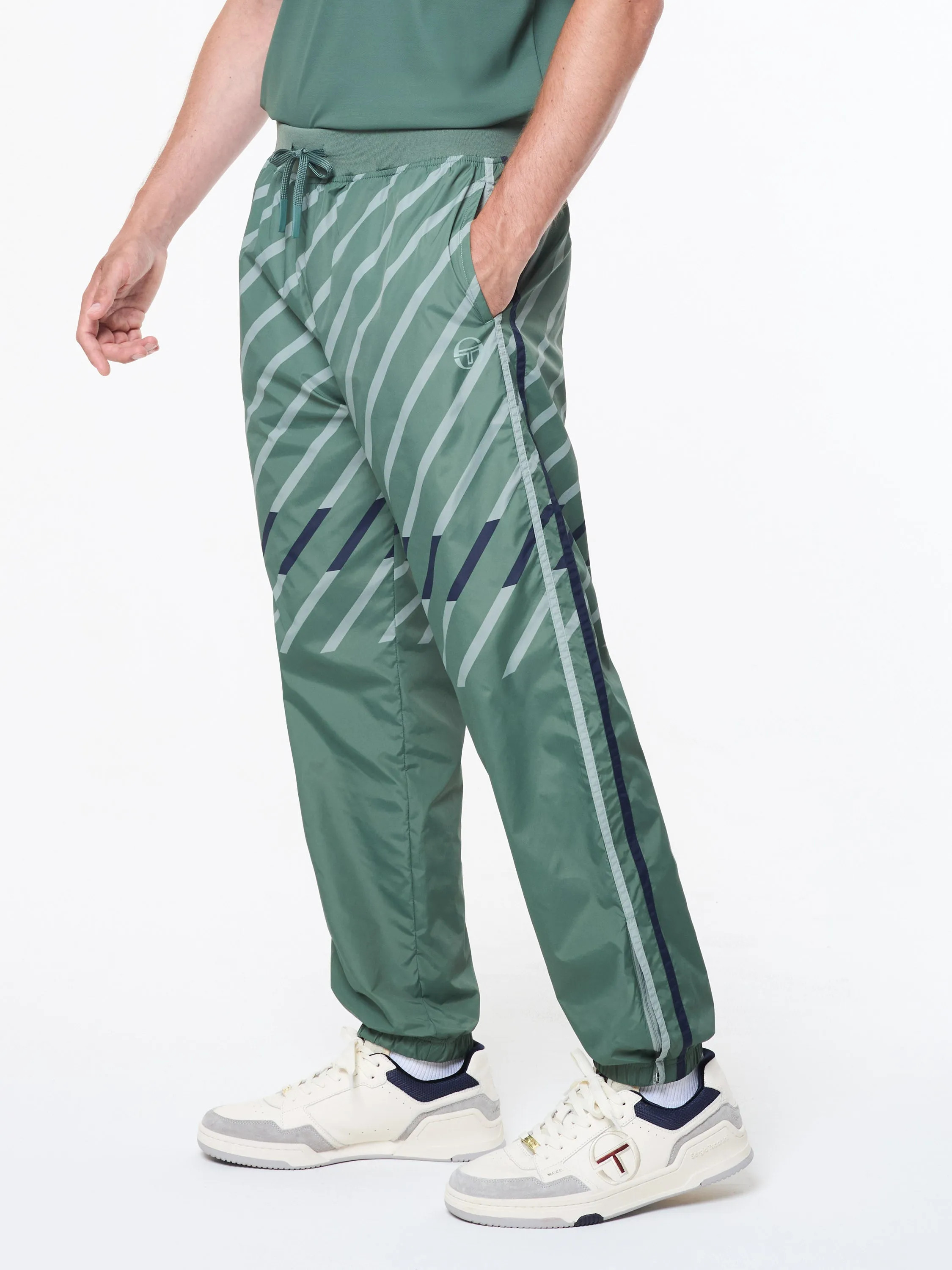 Quadretto Track Pant- Duck Green sold by Sergio Tacchini
