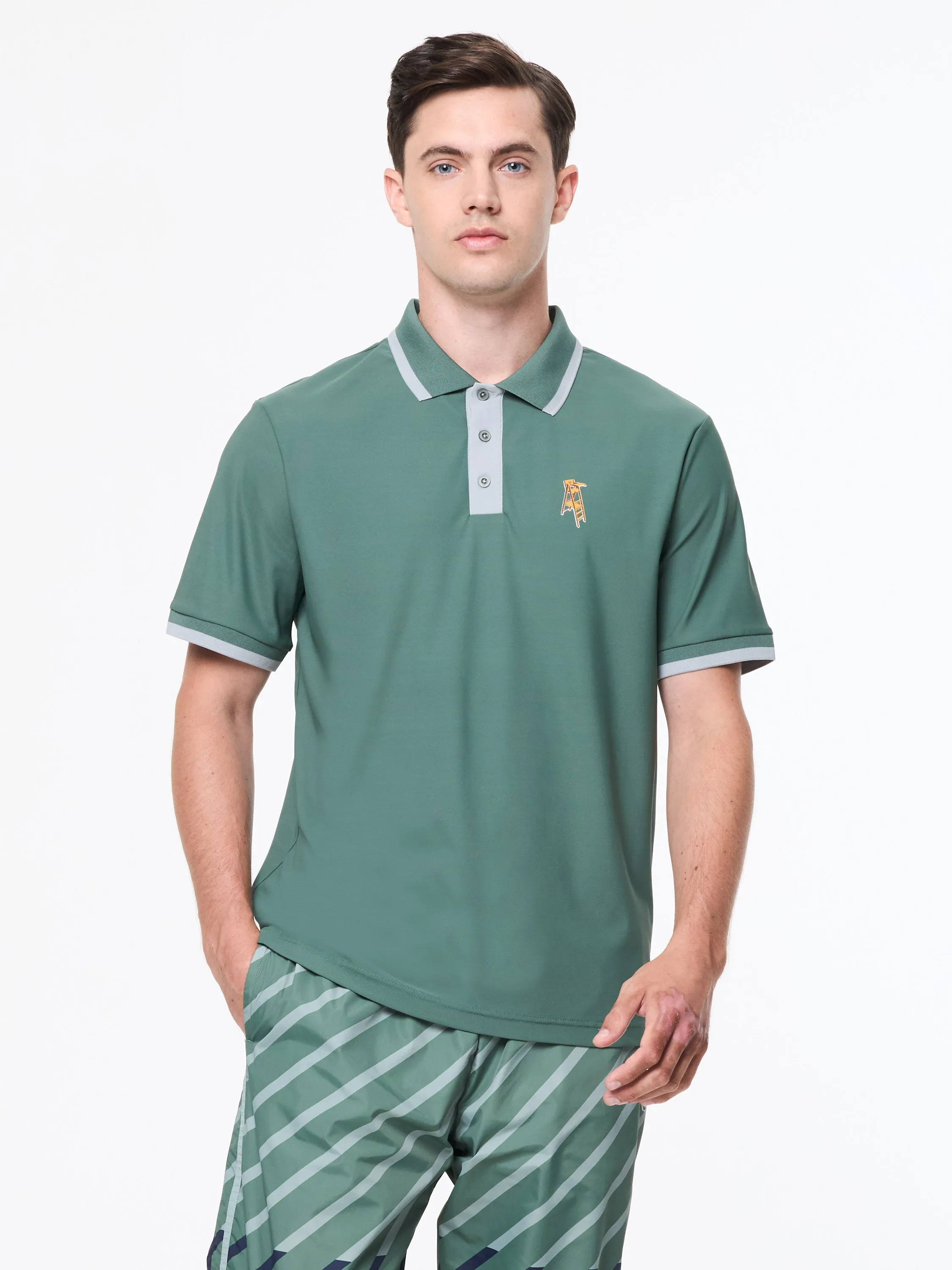 Arbitro Polo- Duck Green sold by Sergio Tacchini