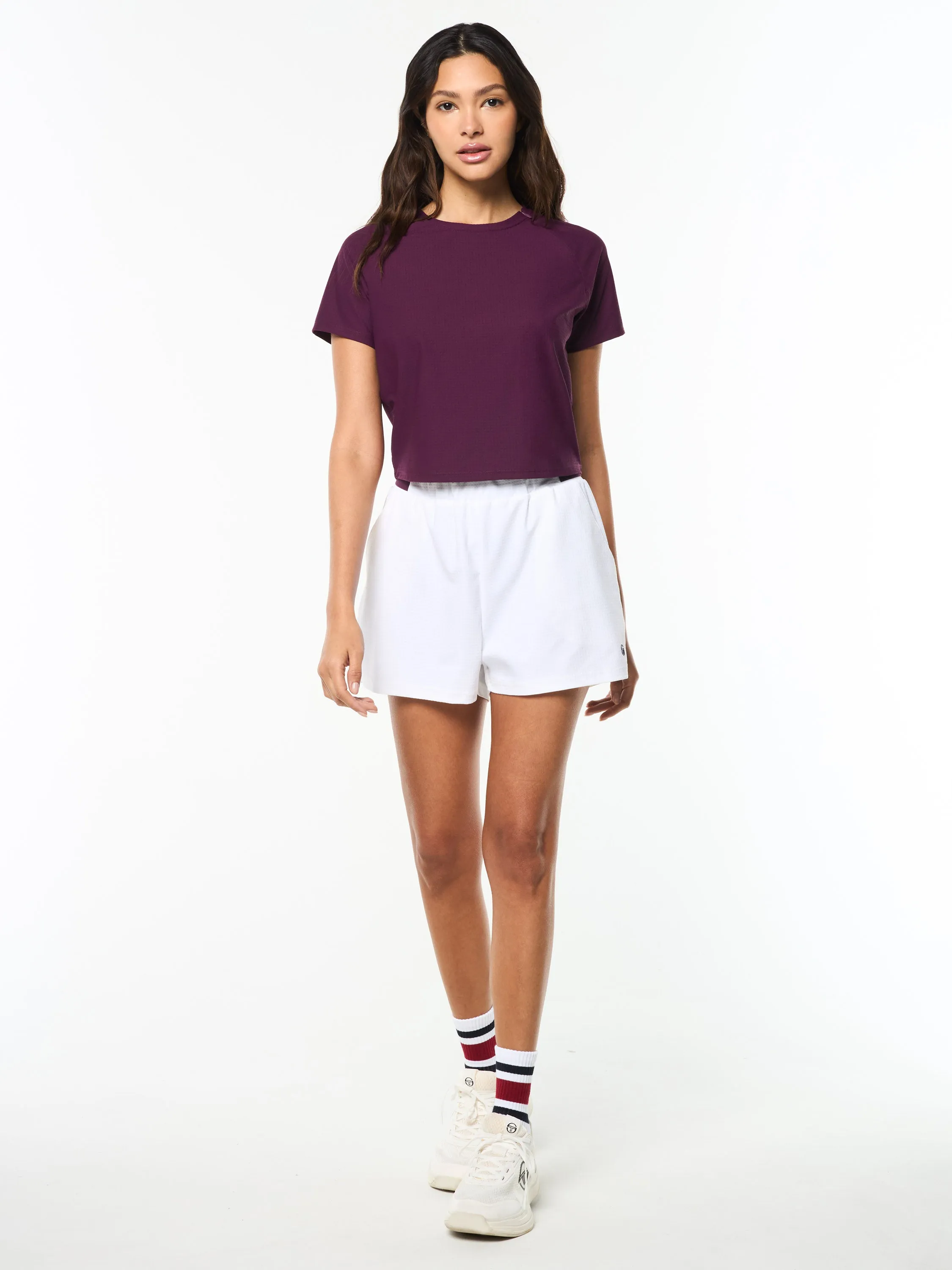 Eva Cropped Top- Potent Purple sold by Sergio Tacchini product image thumbnail 2