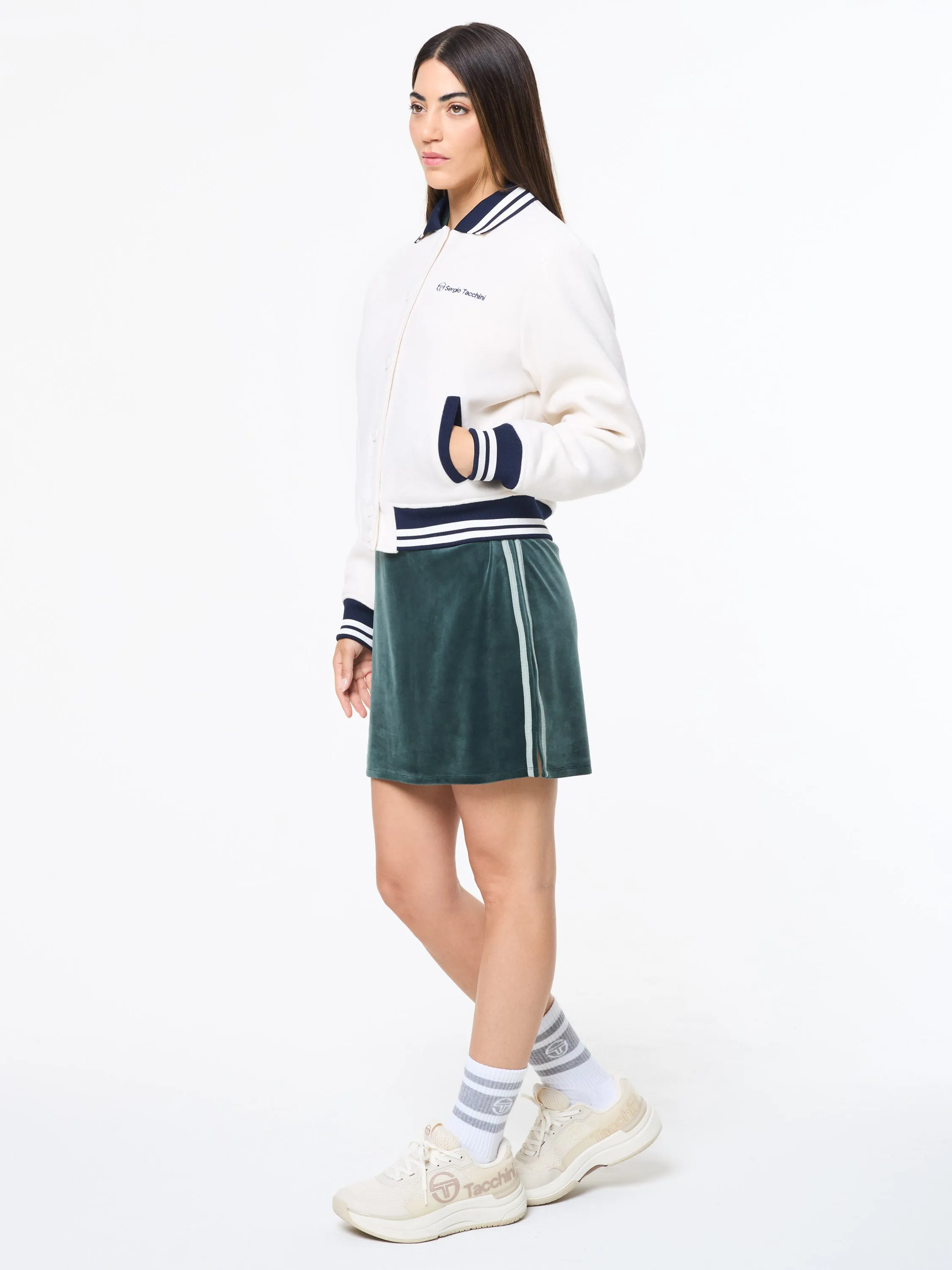 Marisa Varsity Jacket- Gardenia sold by Sergio Tacchini product image thumbnail 3