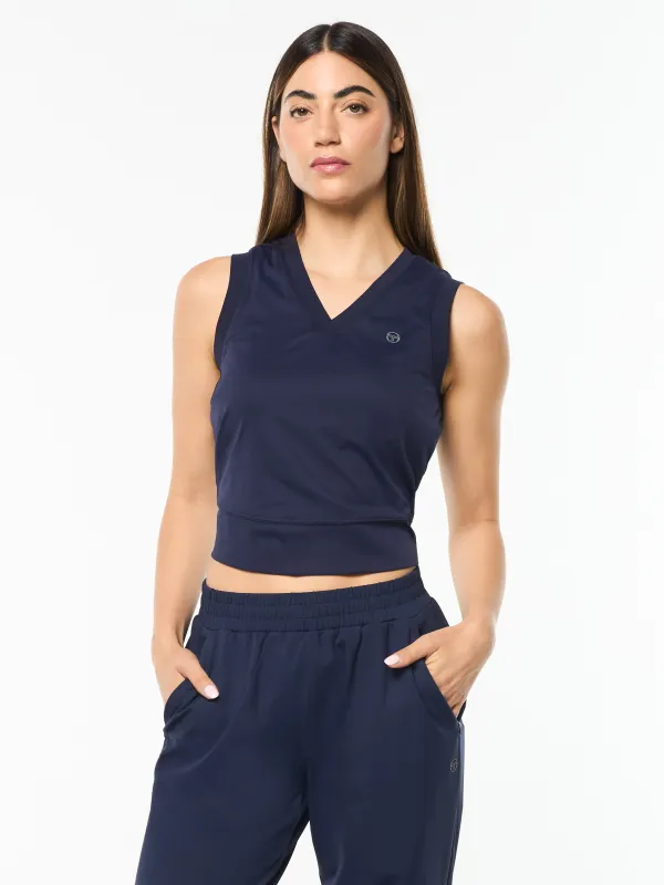 Noemi Top- Maritime Blue sold by Sergio Tacchini