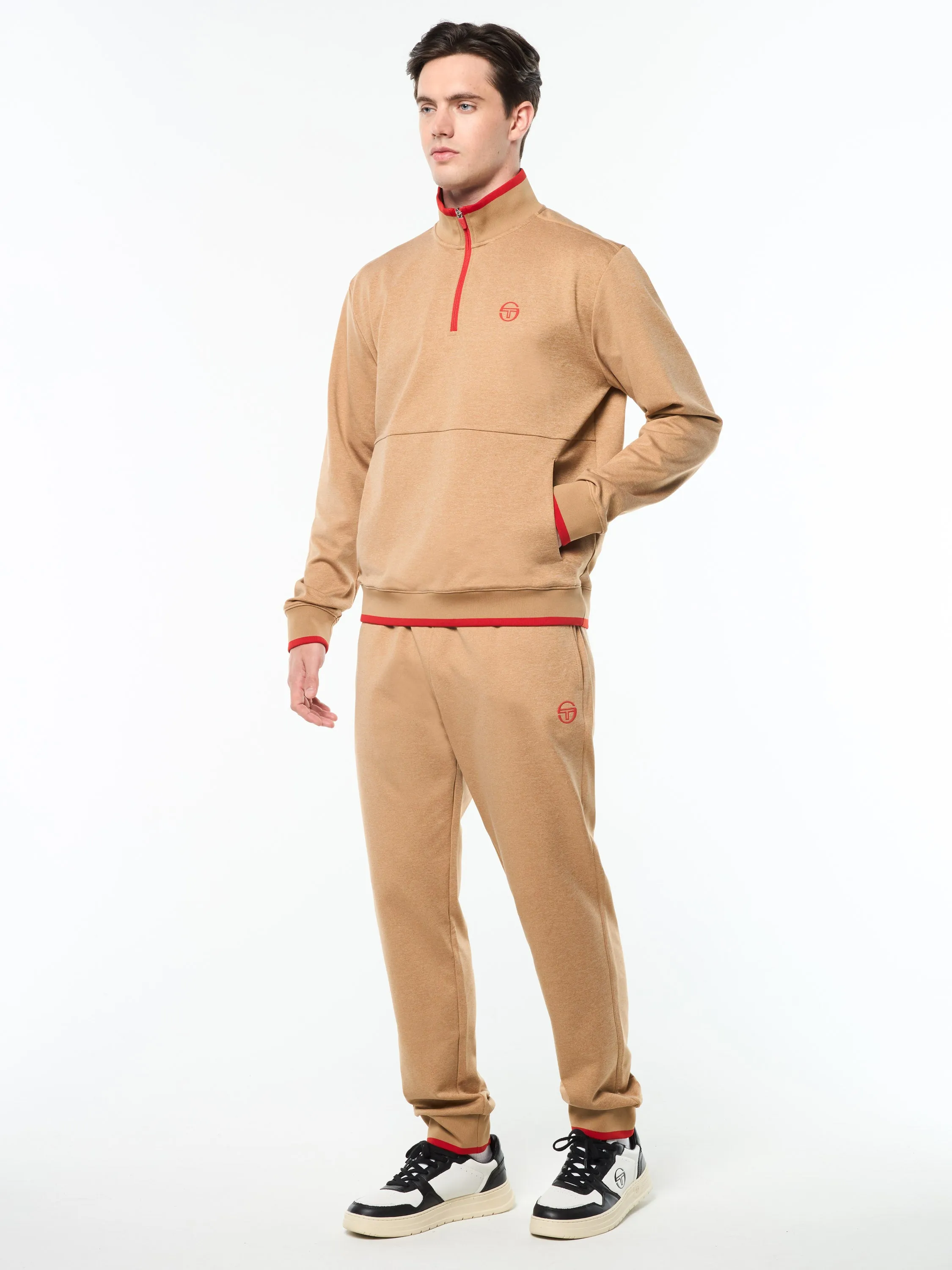 Nuvola Quarter Zip- Bronze Brown sold by Sergio Tacchini product image thumbnail 3