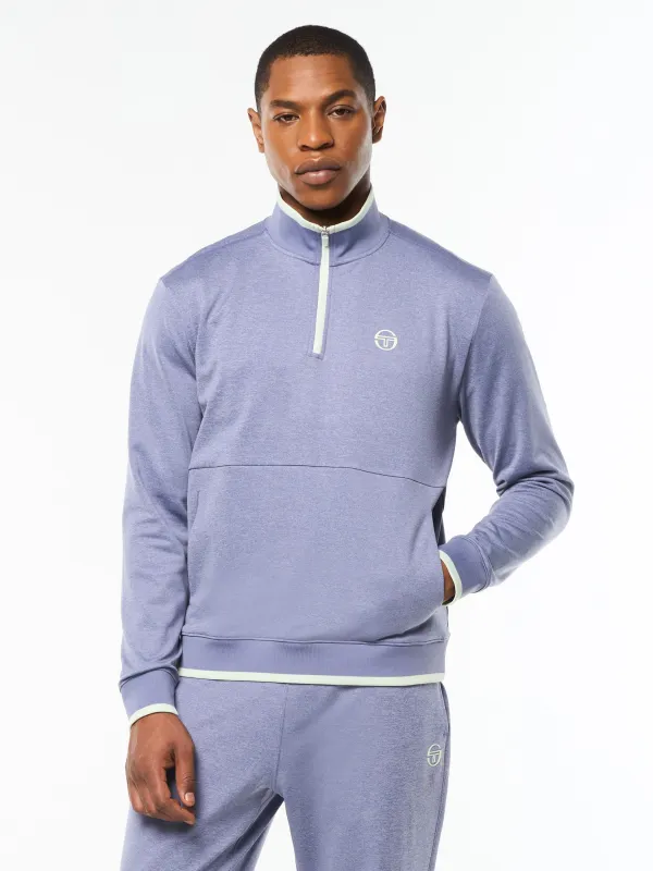 Nuvola Quarter Zip- Heron sold by Sergio Tacchini