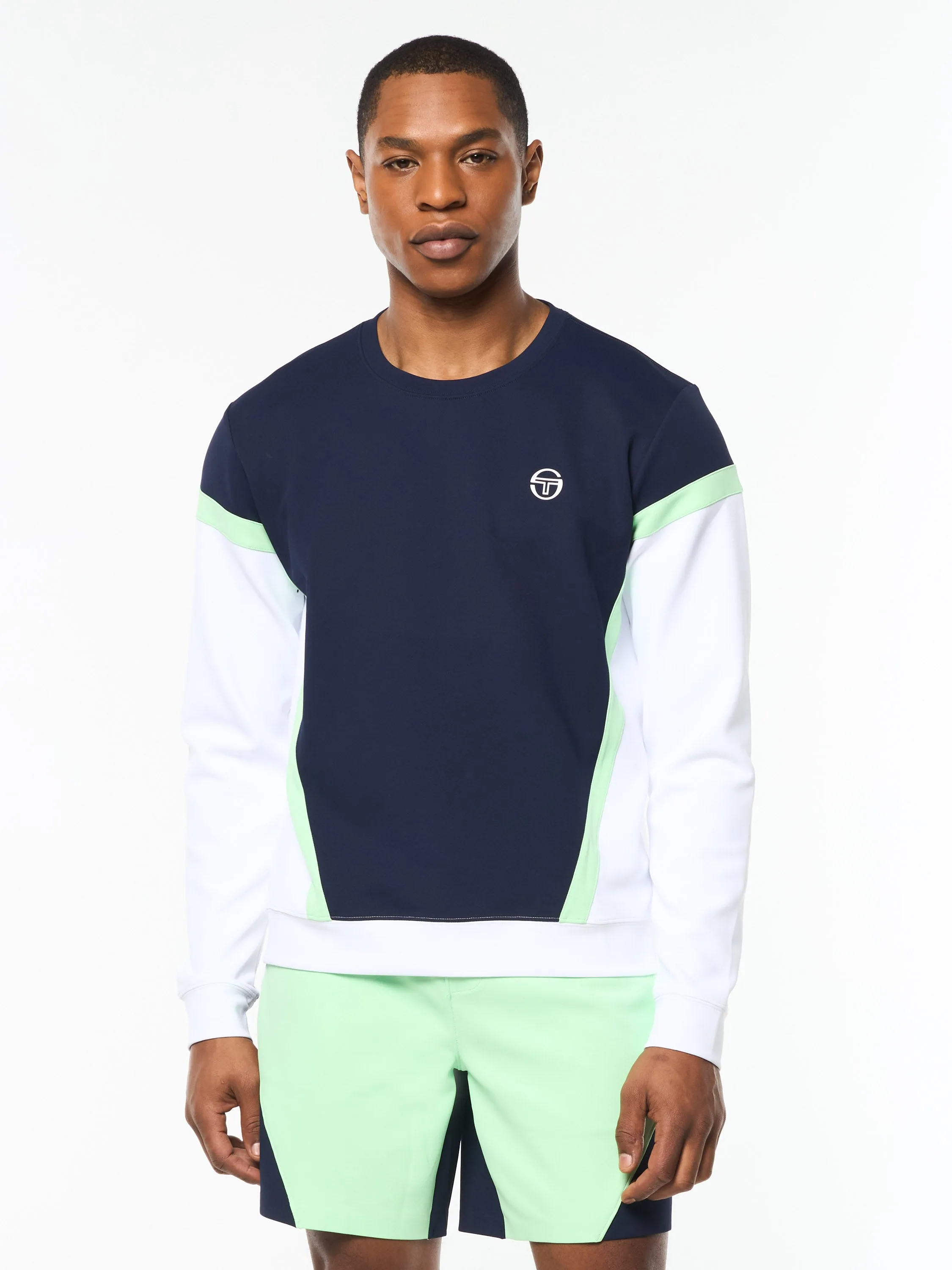 Pagia Crewneck- Maritime Blue sold by Sergio Tacchini