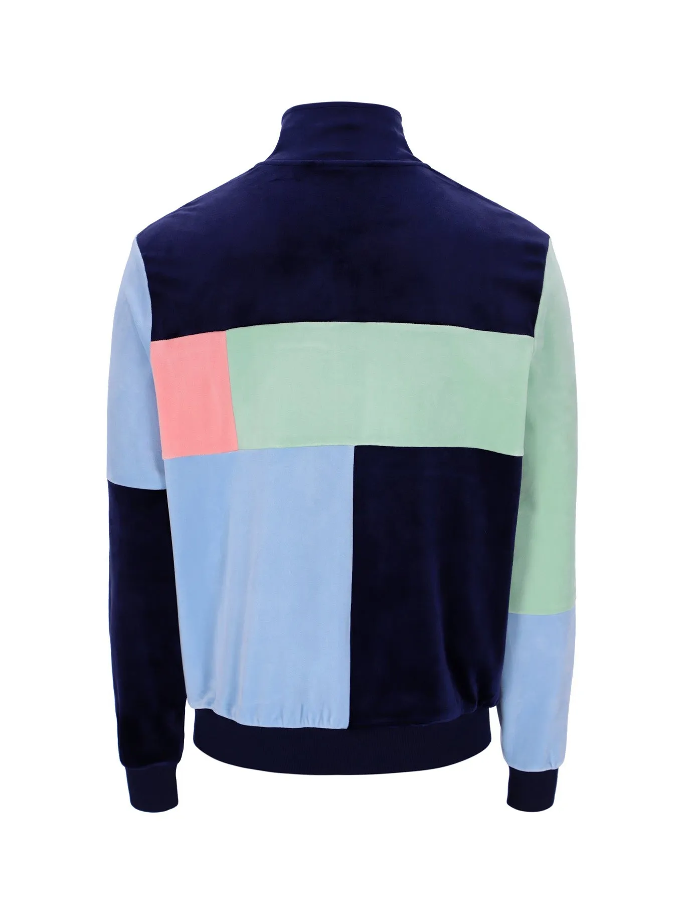 Haze Velour Track Jacket- Maritime Blue sold by Sergio Tacchini product image thumbnail 2