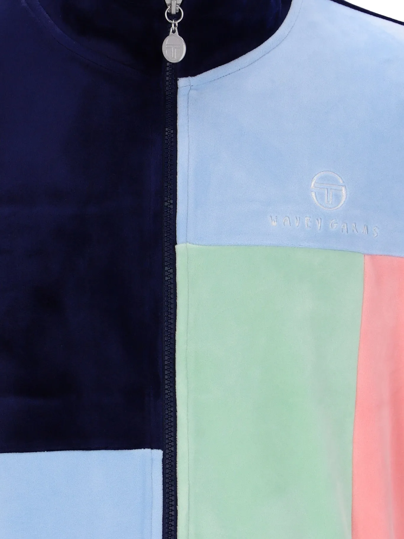 Haze Velour Track Jacket- Maritime Blue sold by Sergio Tacchini product image thumbnail 3