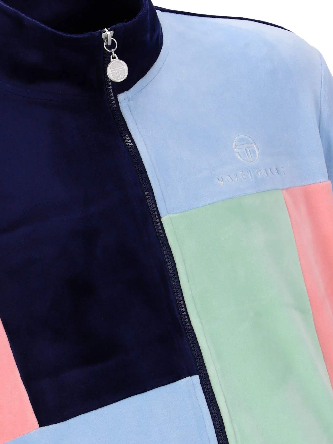 Haze Velour Track Jacket- Maritime Blue sold by Sergio Tacchini product image thumbnail 4