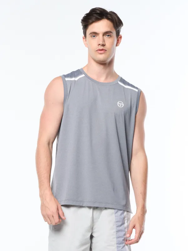 Attivo Damarindo Tank- Quiet Gray sold by Sergio Tacchini