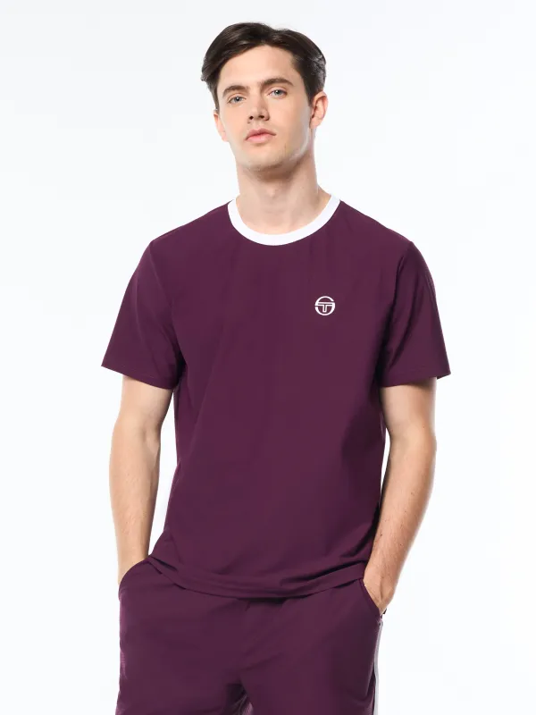 Grata Active T-Shirt- Potent Purple sold by Sergio Tacchini