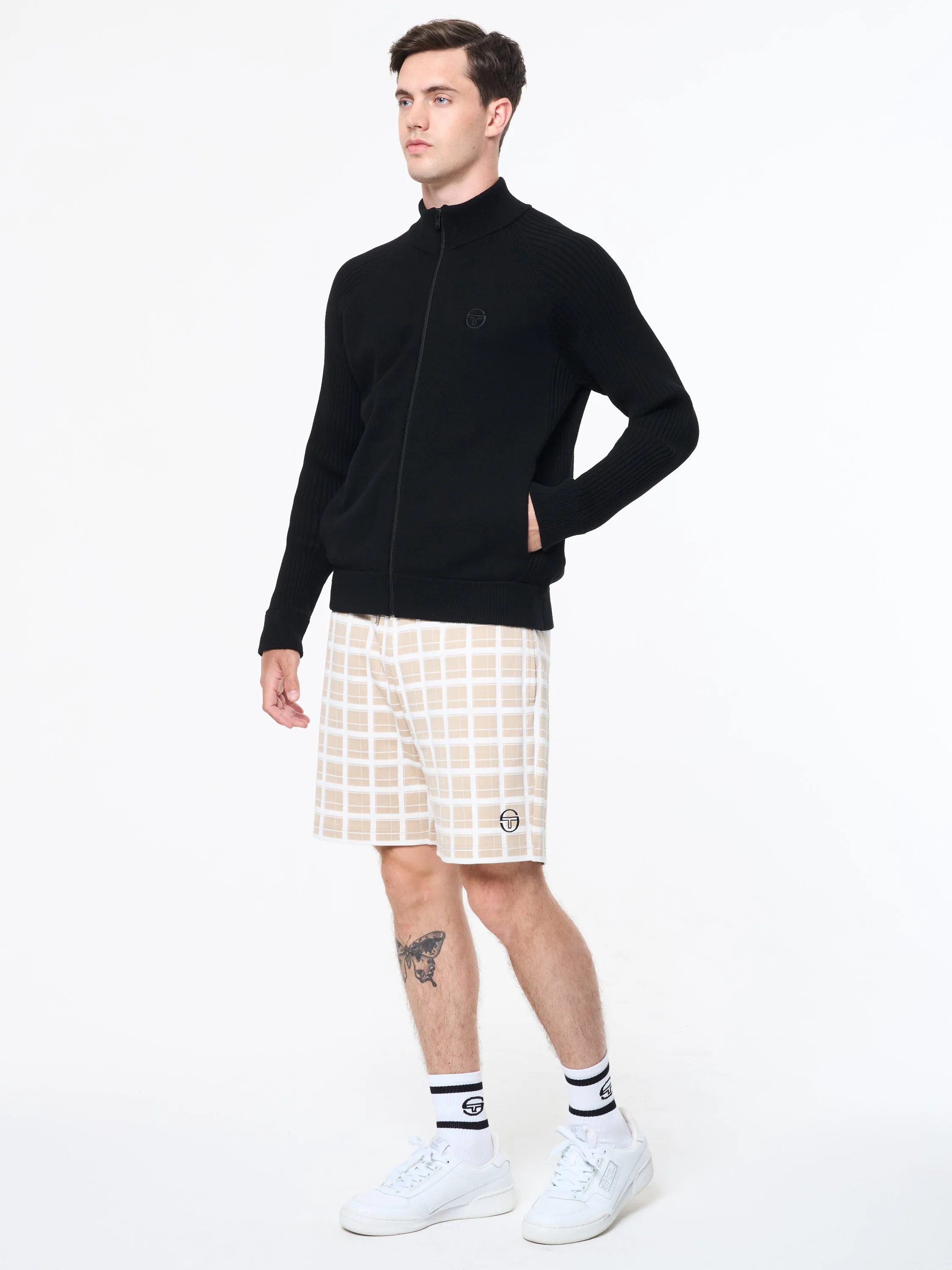 Saggio Track Jacket- Black Beauty sold by Sergio Tacchini product image thumbnail 3