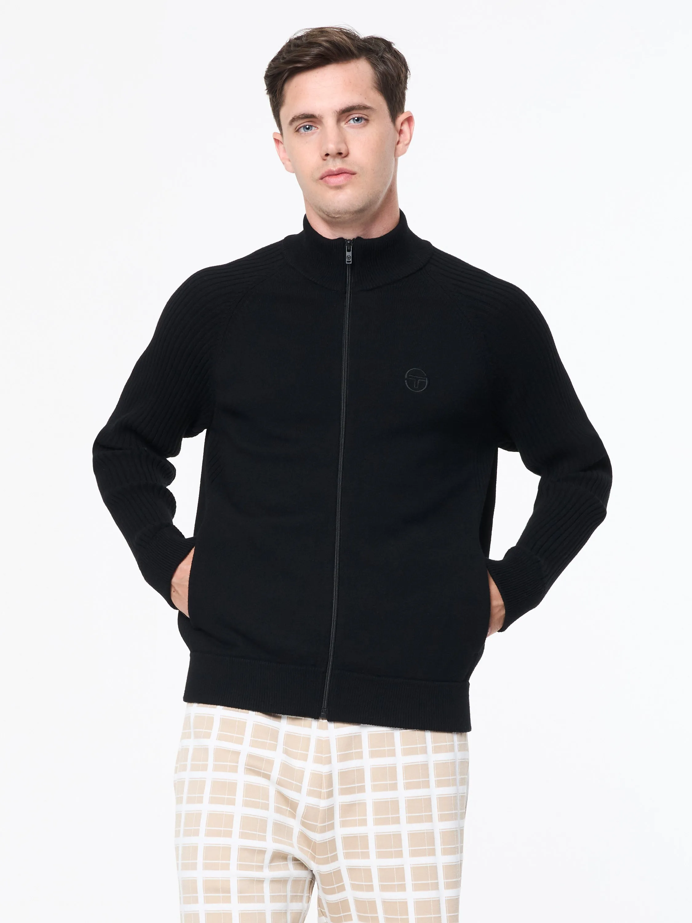 Saggio Track Jacket- Black Beauty sold by Sergio Tacchini