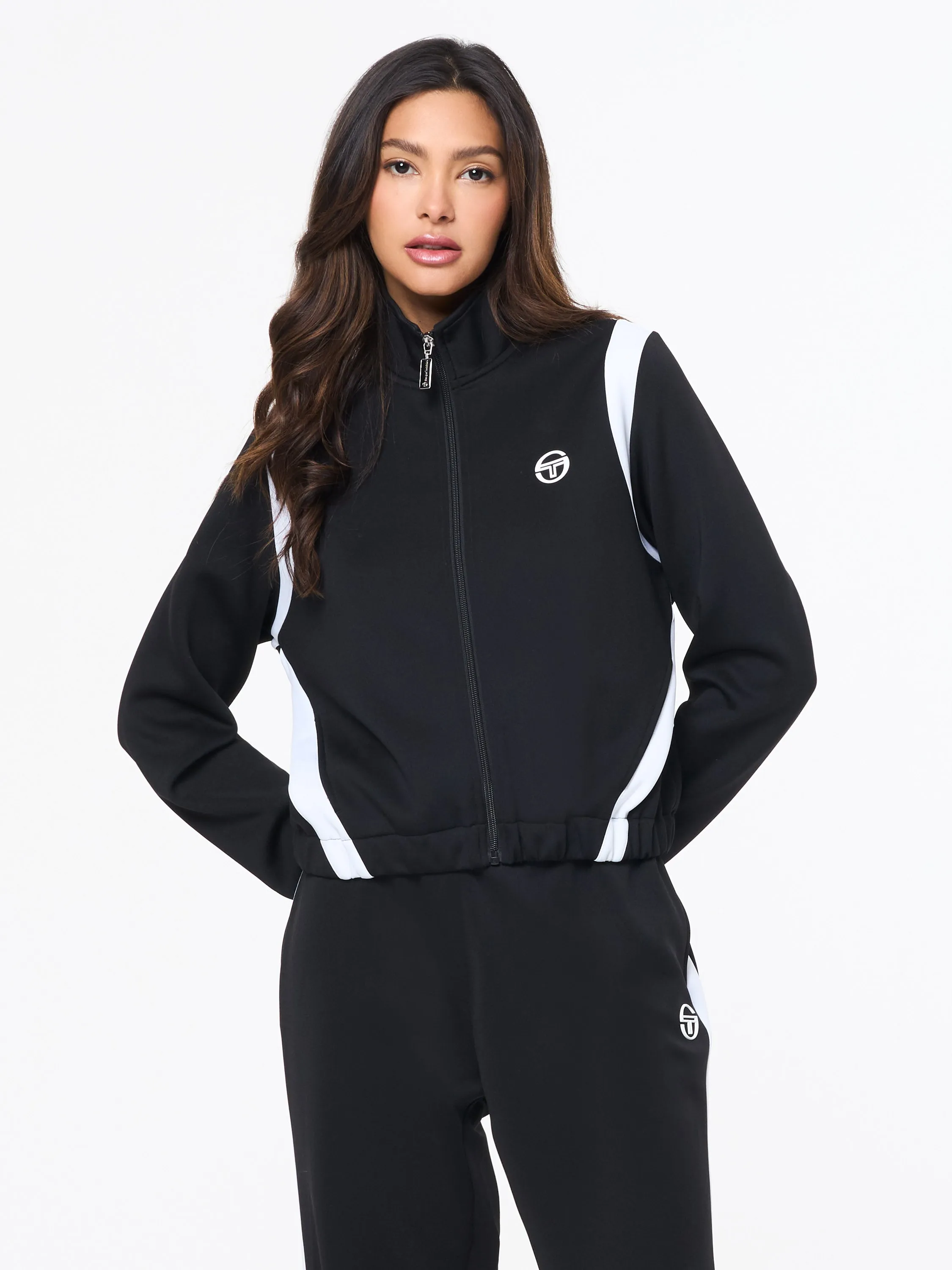 Anna Track Jacket- Black Beauty sold by Sergio Tacchini