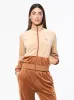 Lina Velour Track Jacket- Candied Ginger sold by Sergio Tacchini