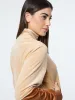 Lina Velour Track Jacket- Candied Ginger sold by Sergio Tacchini