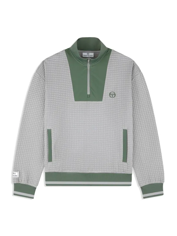 Netto Quarter Zip- Sleet sold by Sergio Tacchini