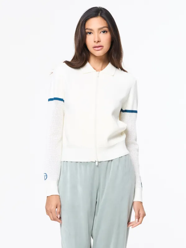 Nota Knit Jacket- Gardenia sold by Sergio Tacchini