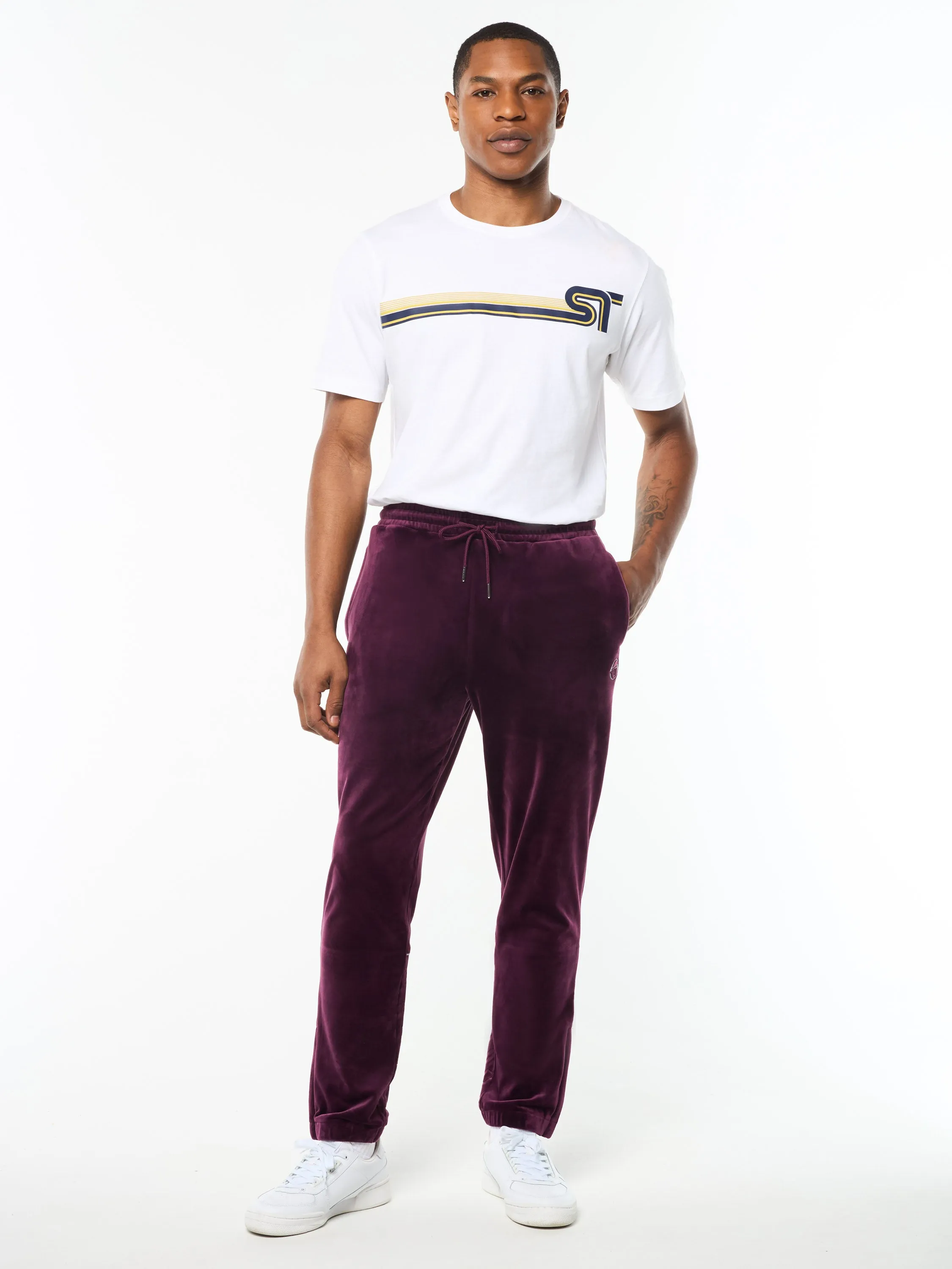 Bandiera Track Pant- Potent Purple sold by Sergio Tacchini product image thumbnail 3