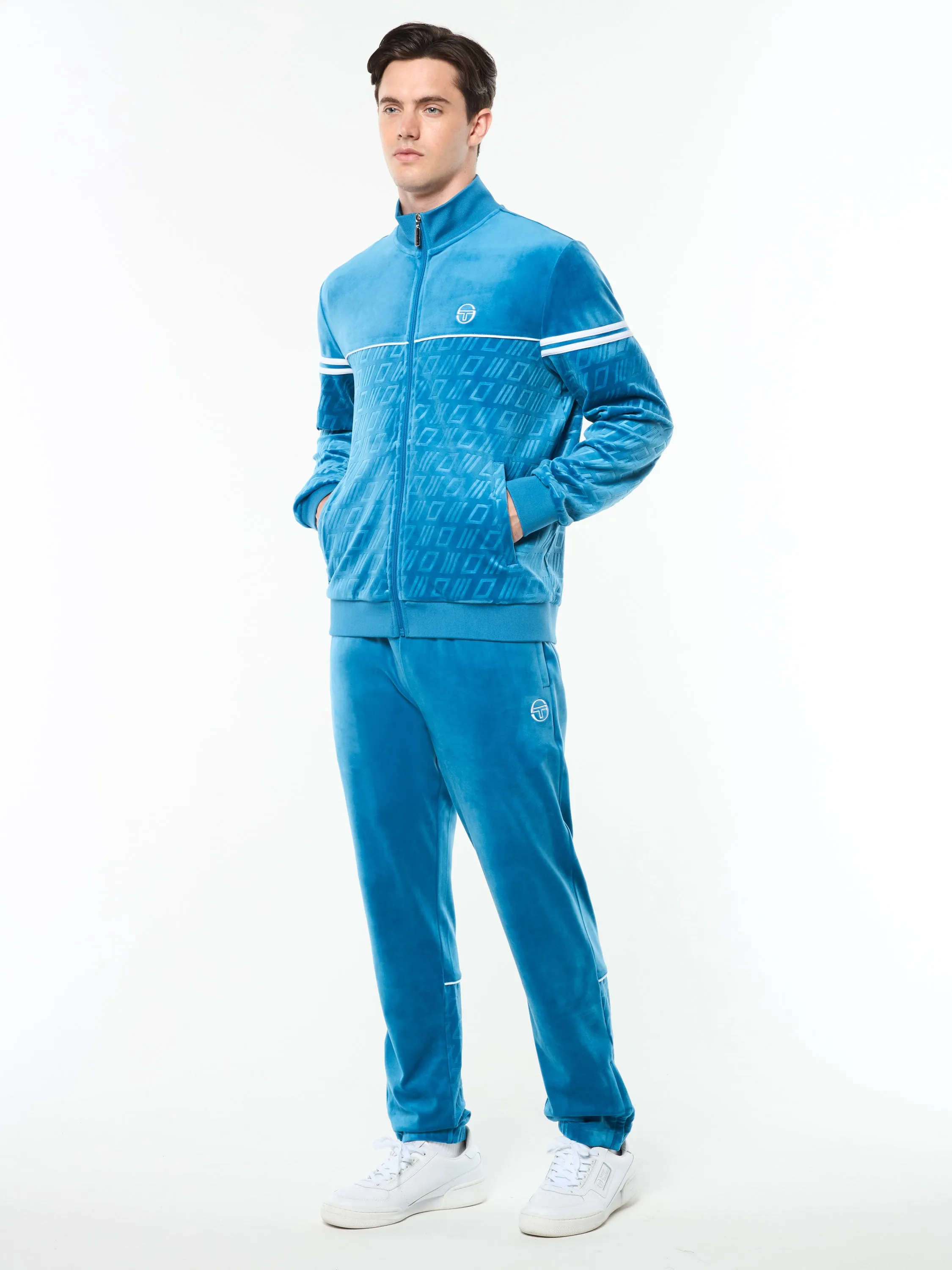 Bandiera Track Jacket- Mykonos Blue sold by Sergio Tacchini product image thumbnail 4