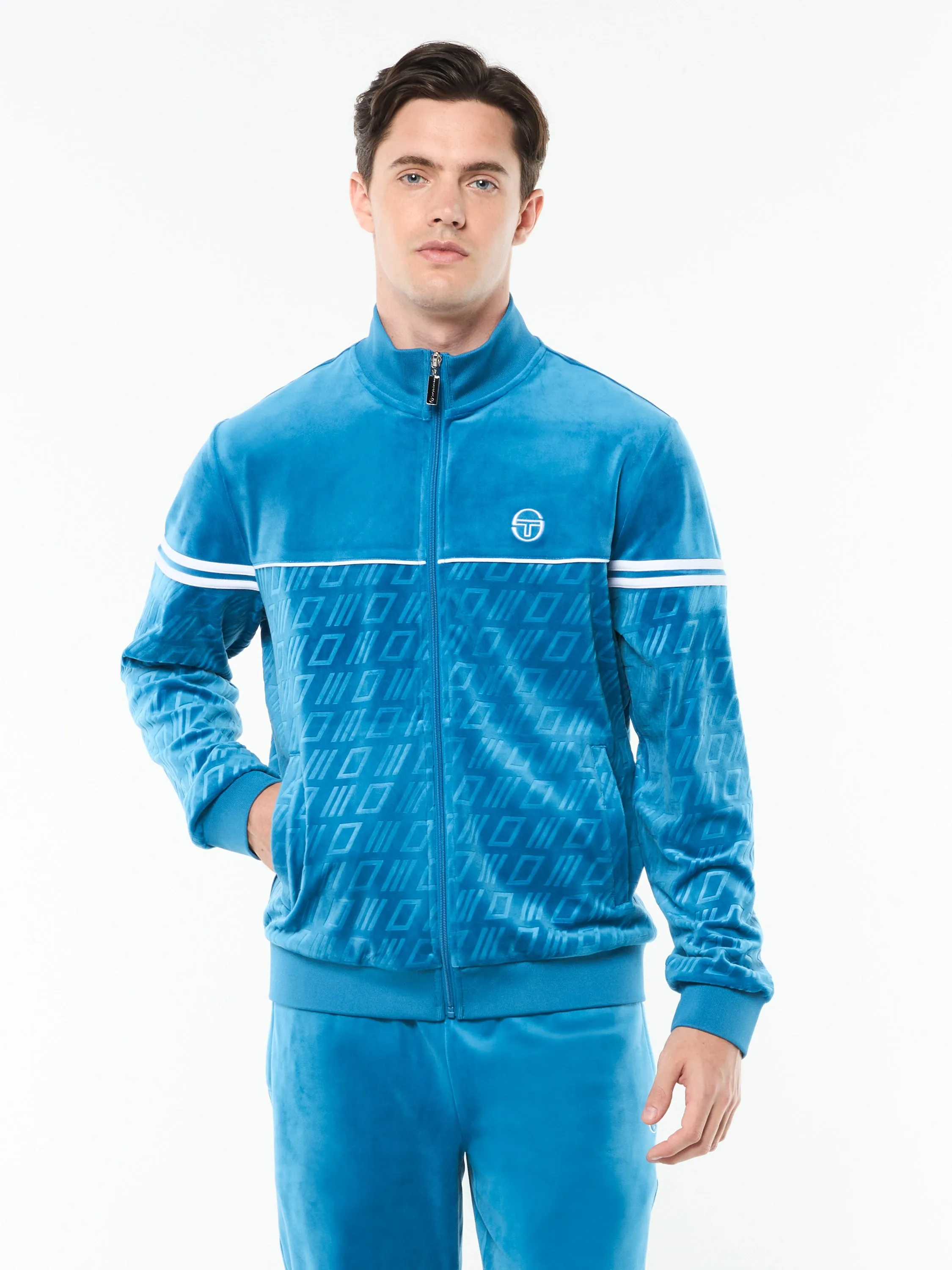 Bandiera Track Jacket- Mykonos Blue sold by Sergio Tacchini product image thumbnail 2