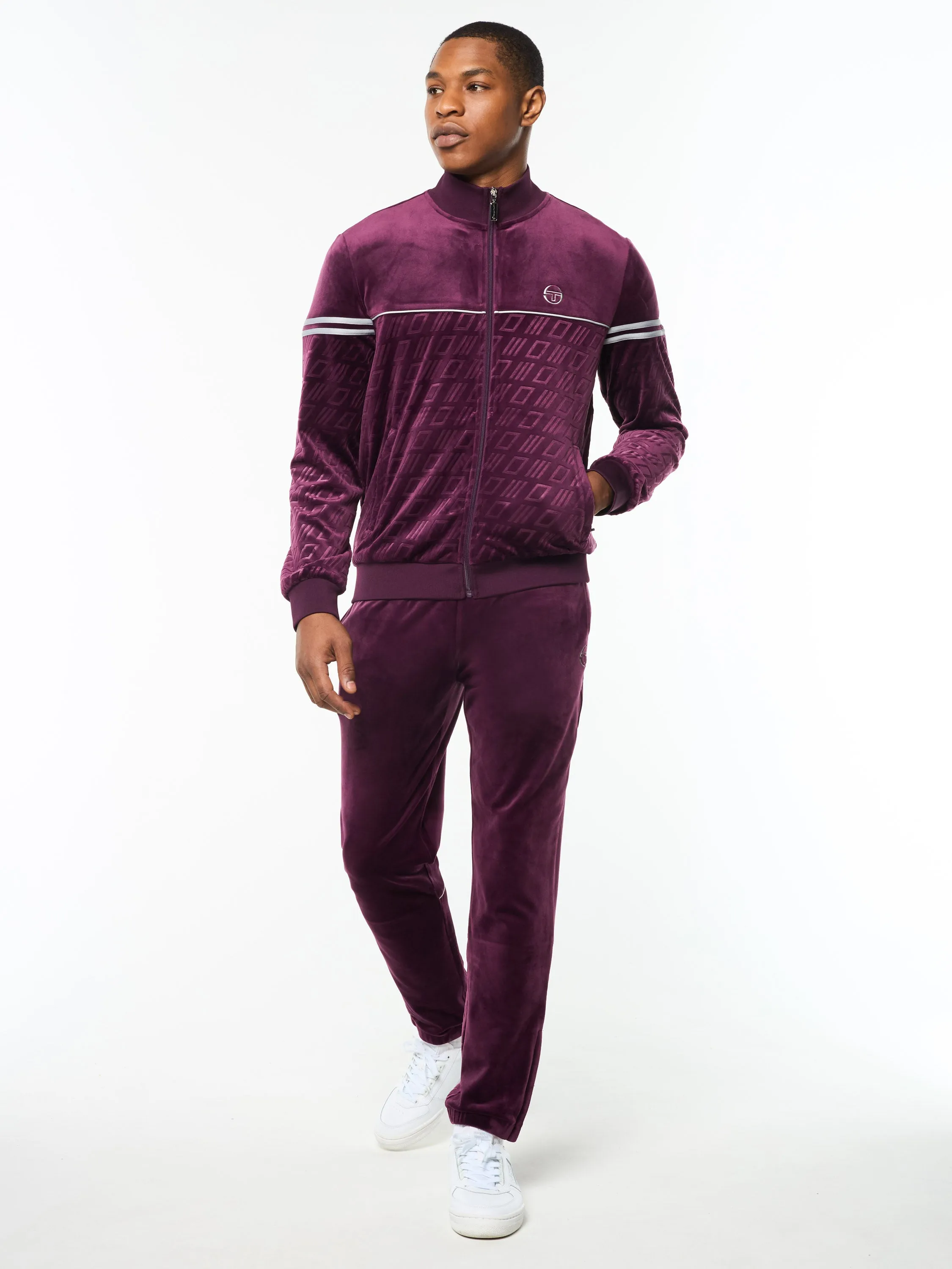Bandiera Track Jacket- Potent Purple sold by Sergio Tacchini product image thumbnail 3