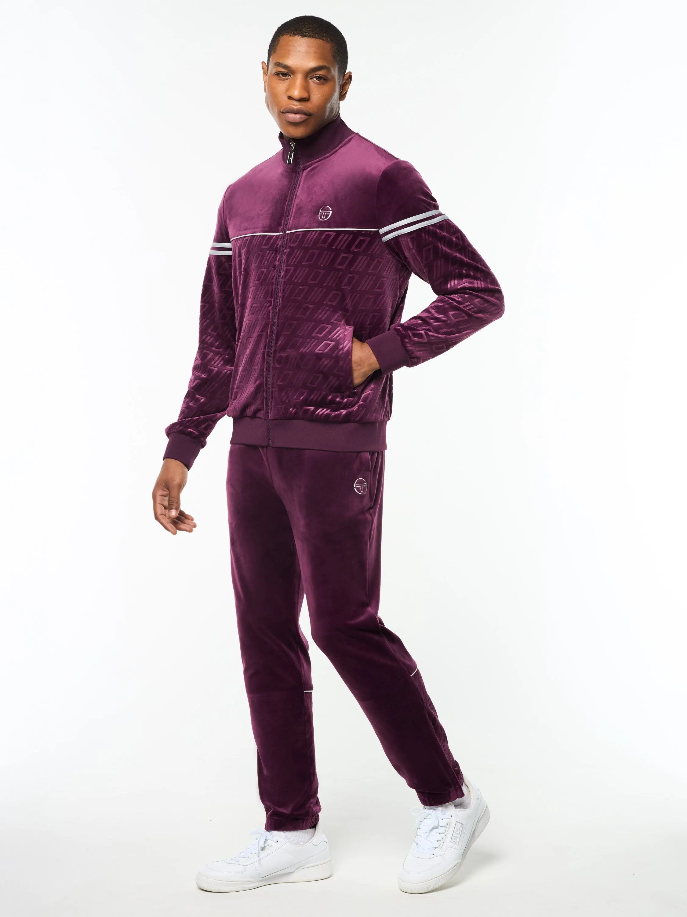 Bandiera Track Jacket- Potent Purple sold by Sergio Tacchini product image thumbnail 4