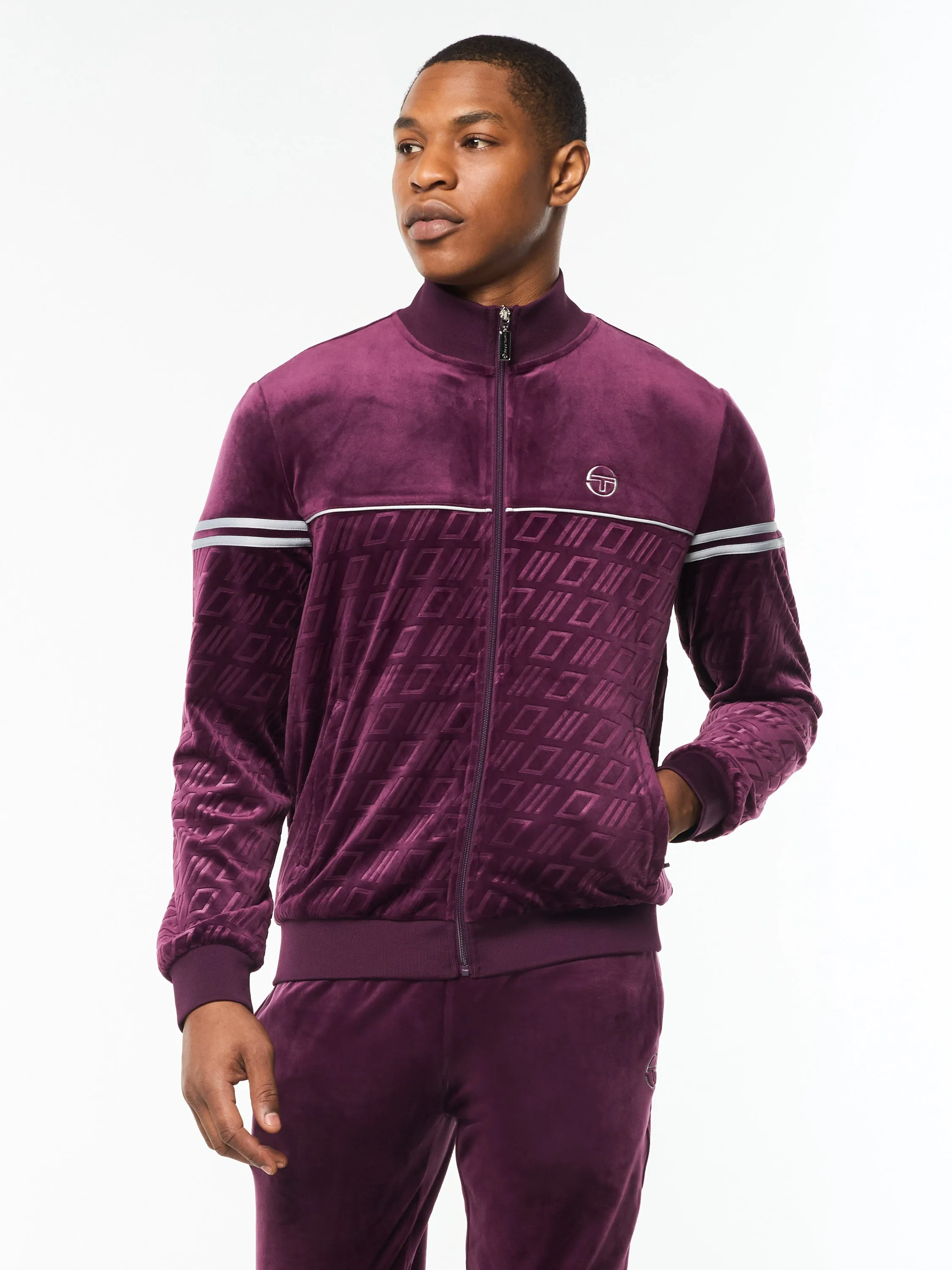 Bandiera Track Jacket- Potent Purple sold by Sergio Tacchini product image thumbnail 2